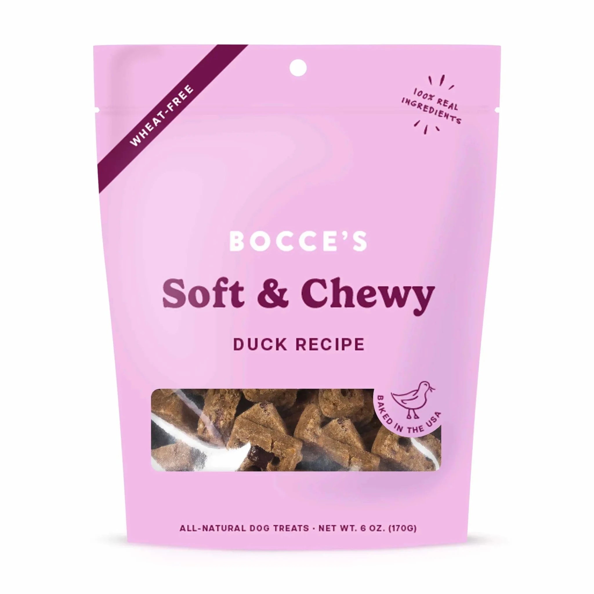 Bocce's Bakery Duck Soft & Chewy Dog Treats 6oz-AMAZON FACTORY