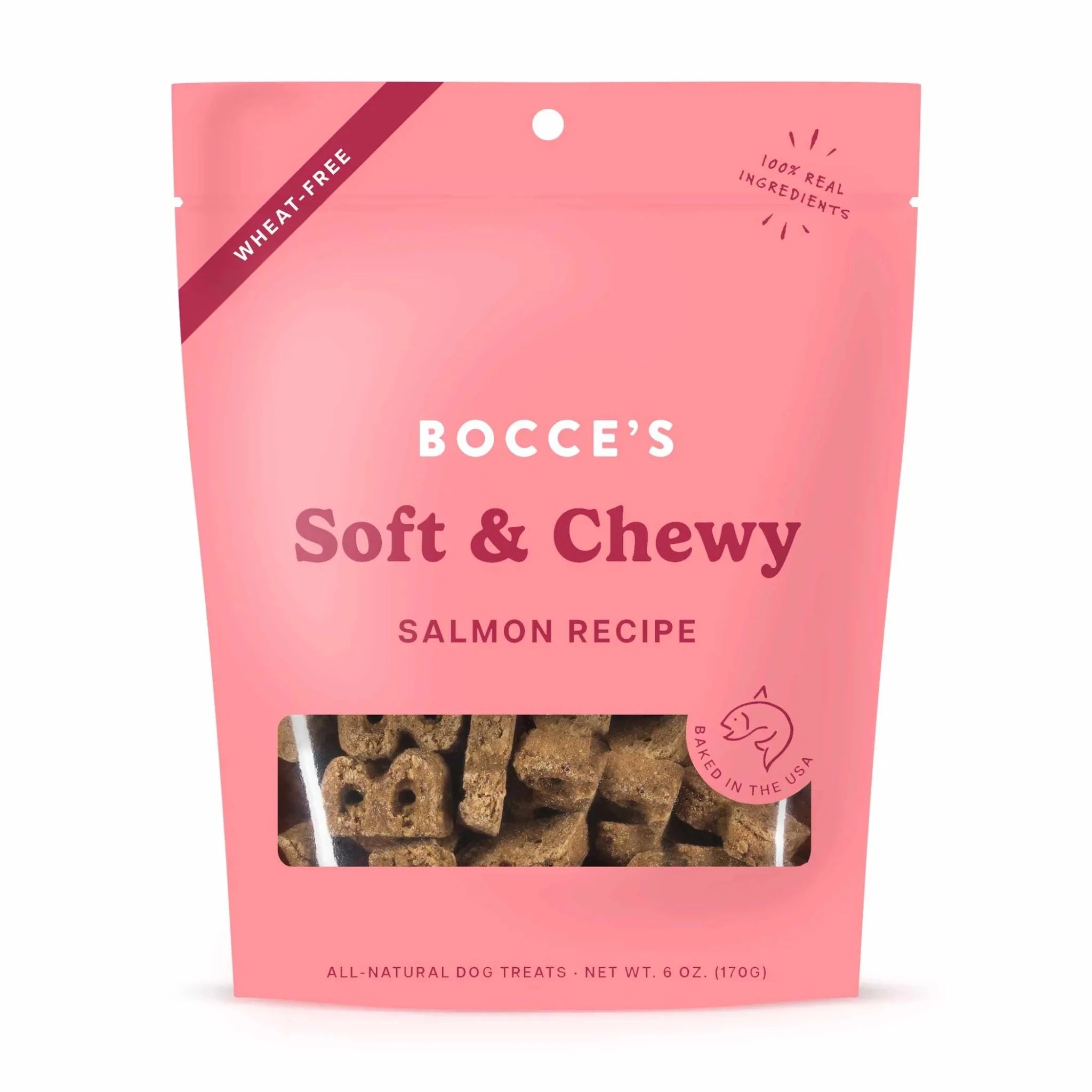 Bocce's Bakery Salmon Soft & Chewy Dog Treats 6oz-AMAZON FACTORY