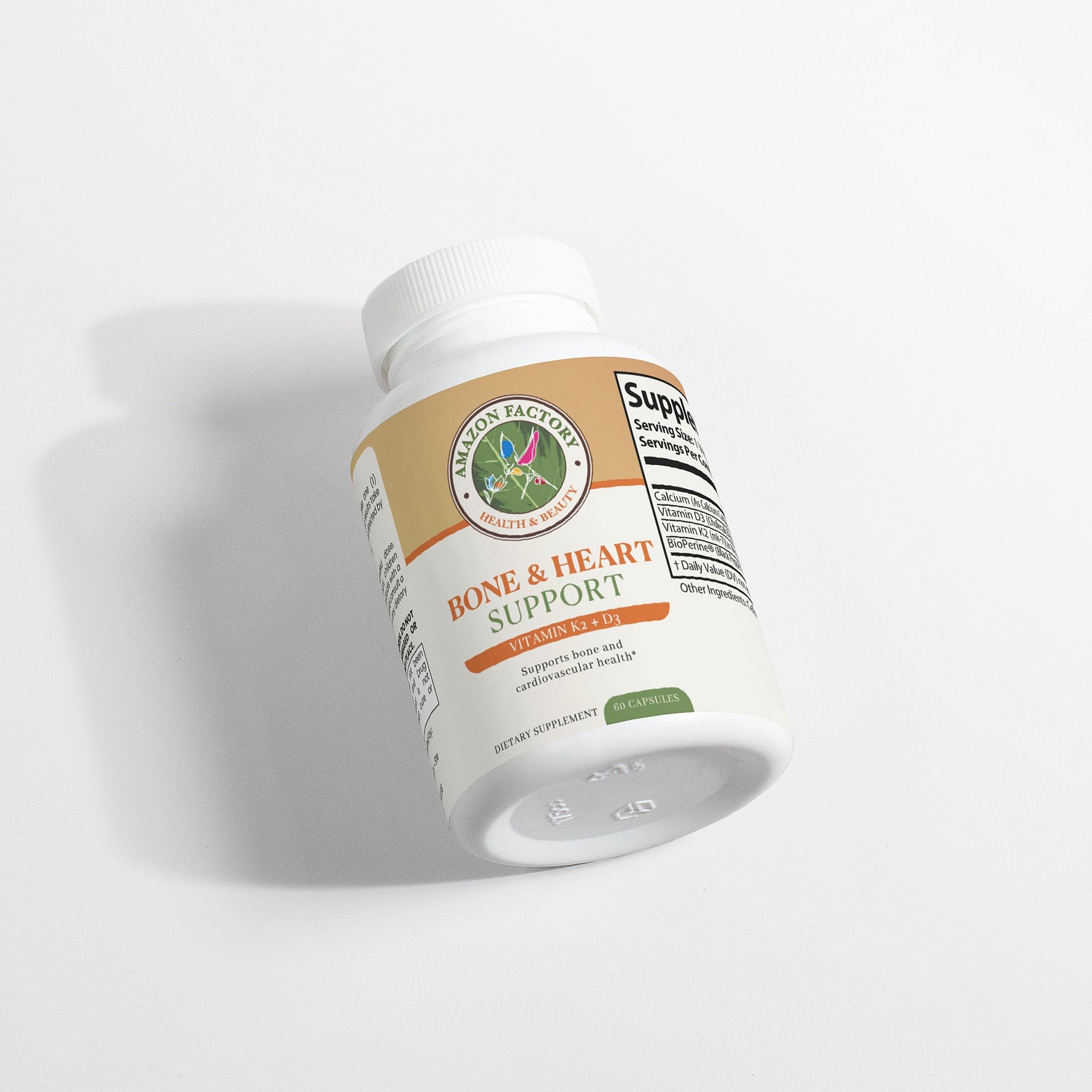 Bone & Heart Support Vitamin K2 + D3-AMAZON FACTORY