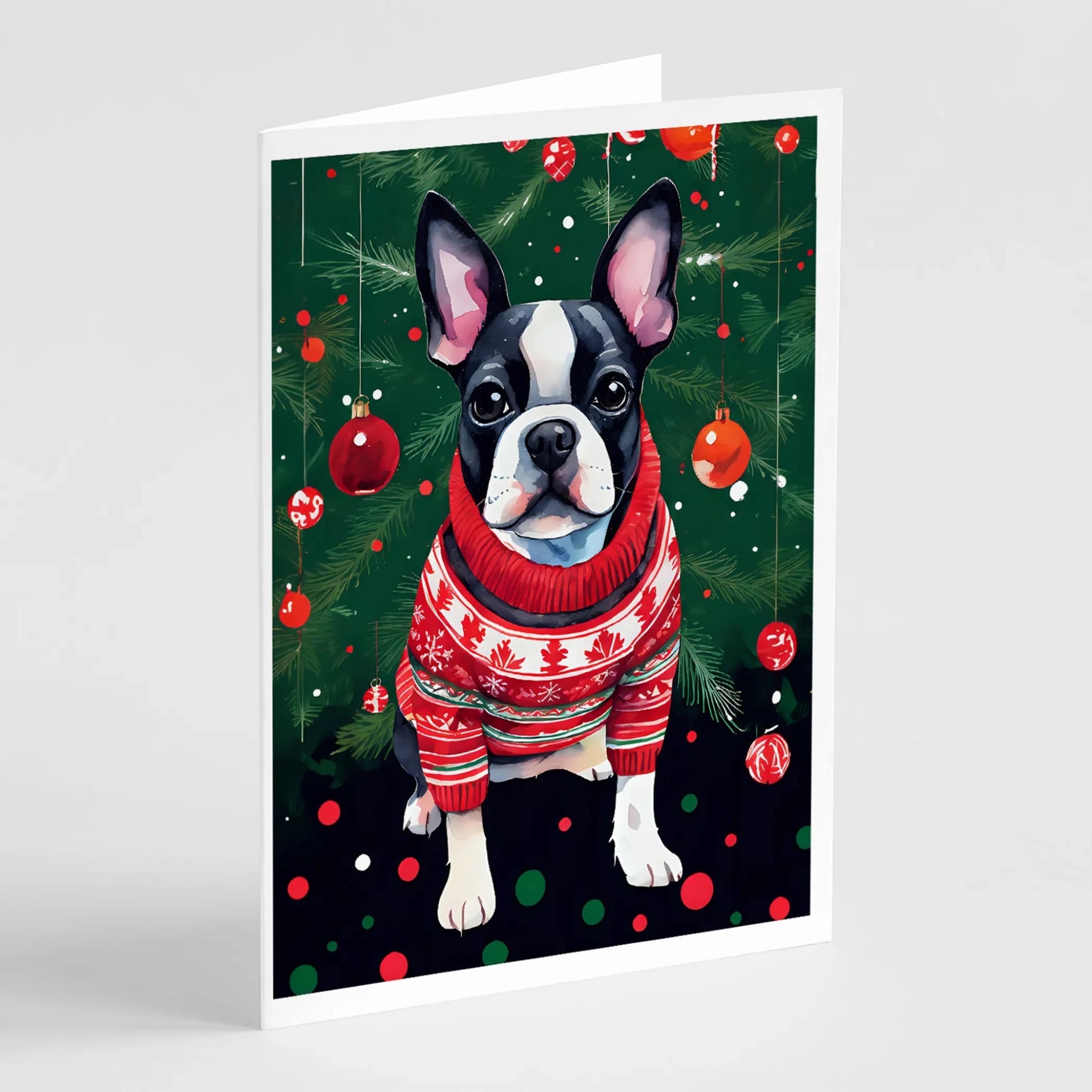 Christmas Sweaters Greeting Cards - Size: 5X7 | Pack Of: 8 | Collection name: Christmas sweaters-AMAZON FACTORY
