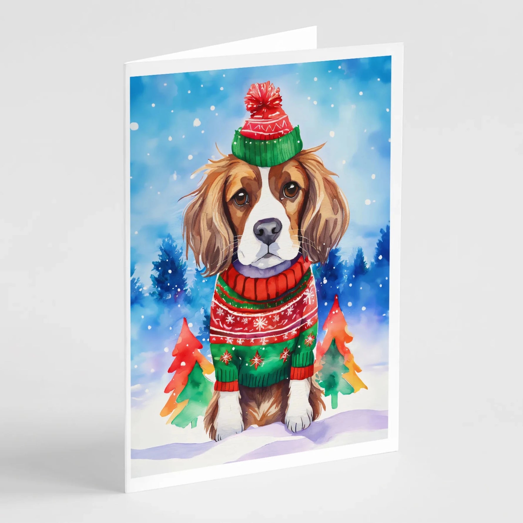 Christmas Sweaters Greeting Cards - Size: 5X7 | Pack Of: 8 | Collection name: Christmas sweaters-AMAZON FACTORY