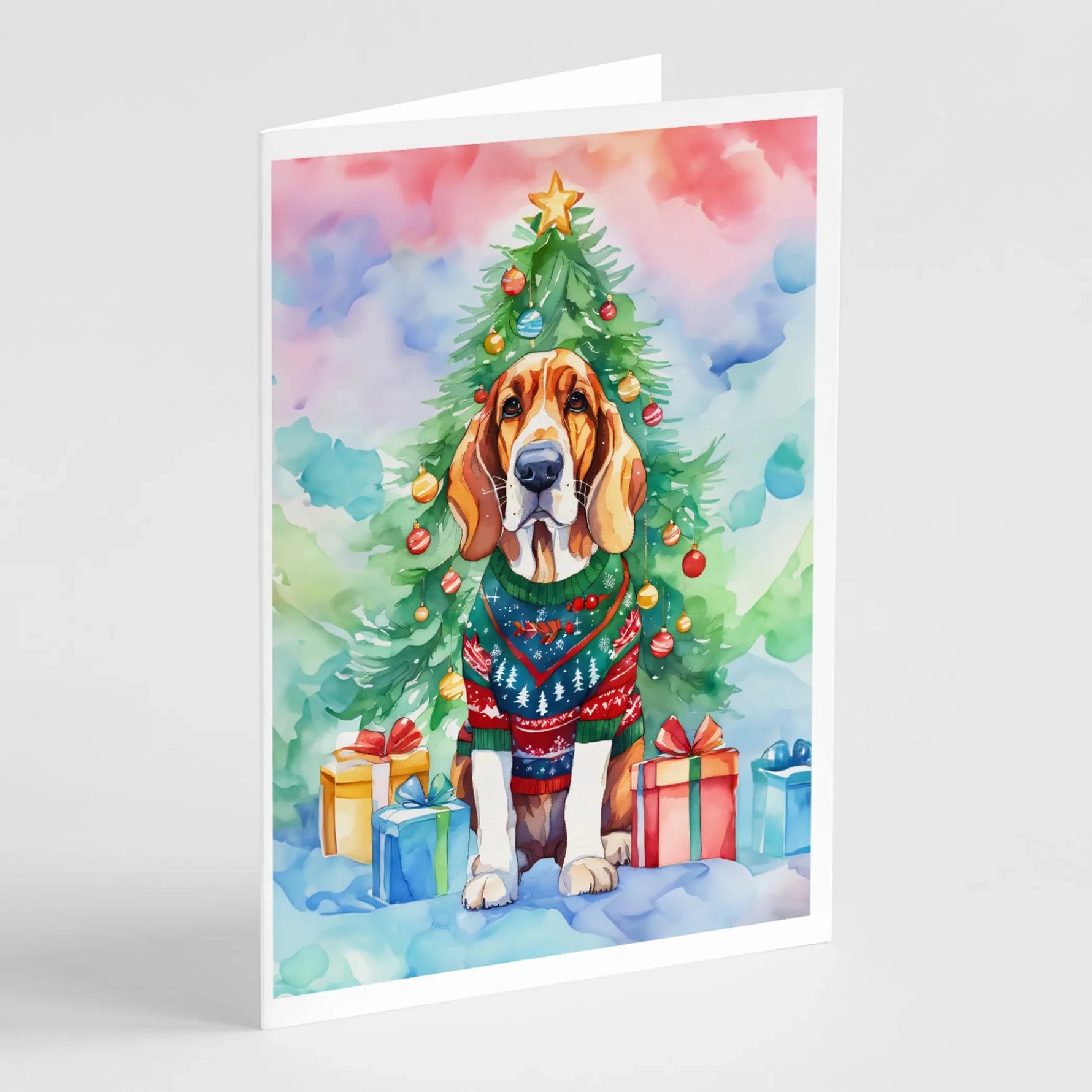 Christmas Sweaters Greeting Cards - Size: 5X7 | Pack Of: 8 | Collection name: Christmas sweaters-AMAZON FACTORY