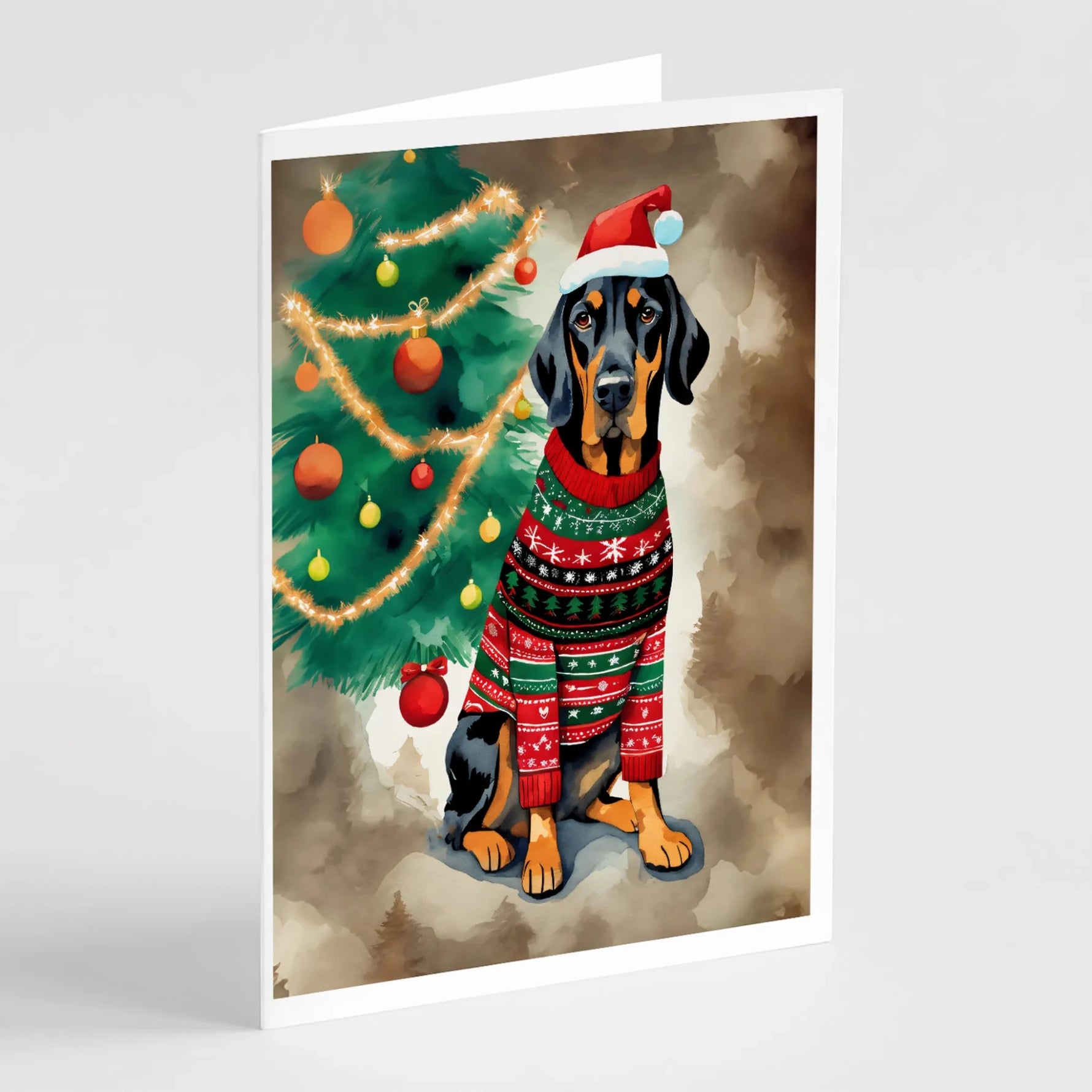 Christmas Sweaters Greeting Cards - Size: 5X7 | Pack Of: 8 | Collection name: Christmas sweaters-AMAZON FACTORY