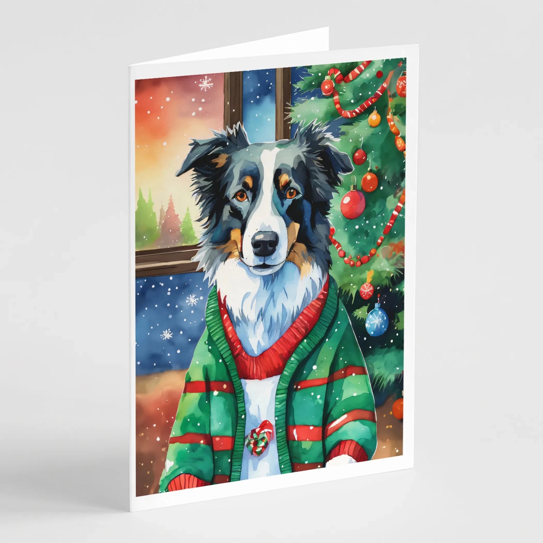 Christmas Sweaters Greeting Cards - Size: 5X7 | Pack Of: 8 | Collection name: Christmas sweaters-AMAZON FACTORY