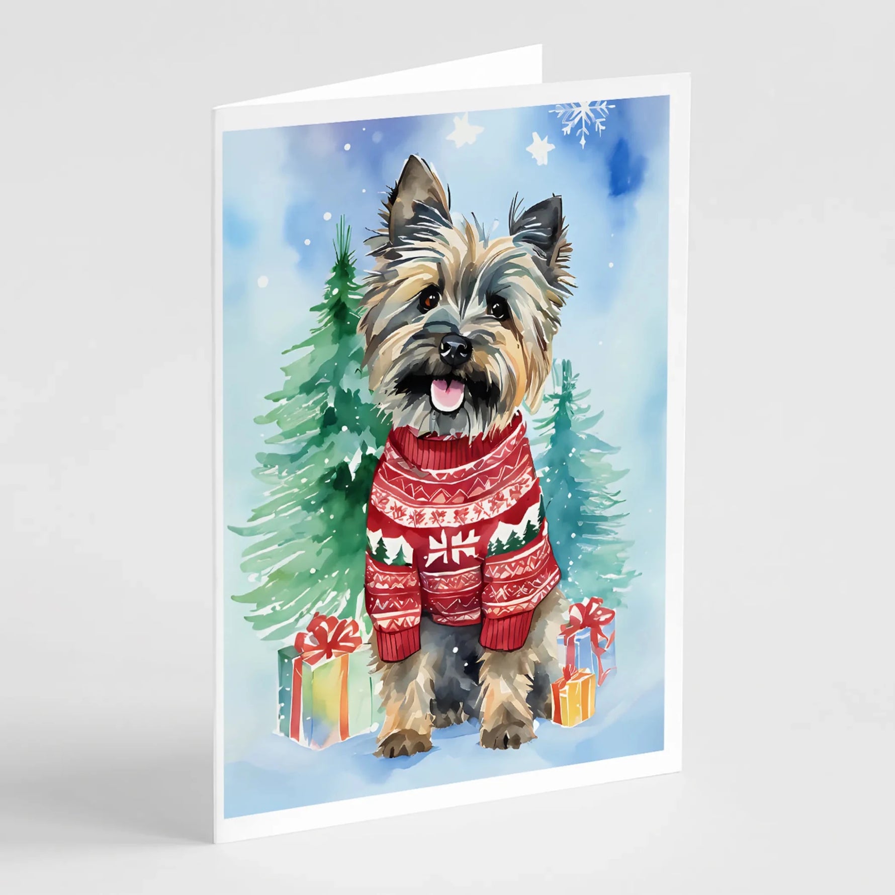 Christmas Sweaters Greeting Cards - Size: 5X7 | Pack Of: 8 | Collection name: Christmas sweaters-AMAZON FACTORY