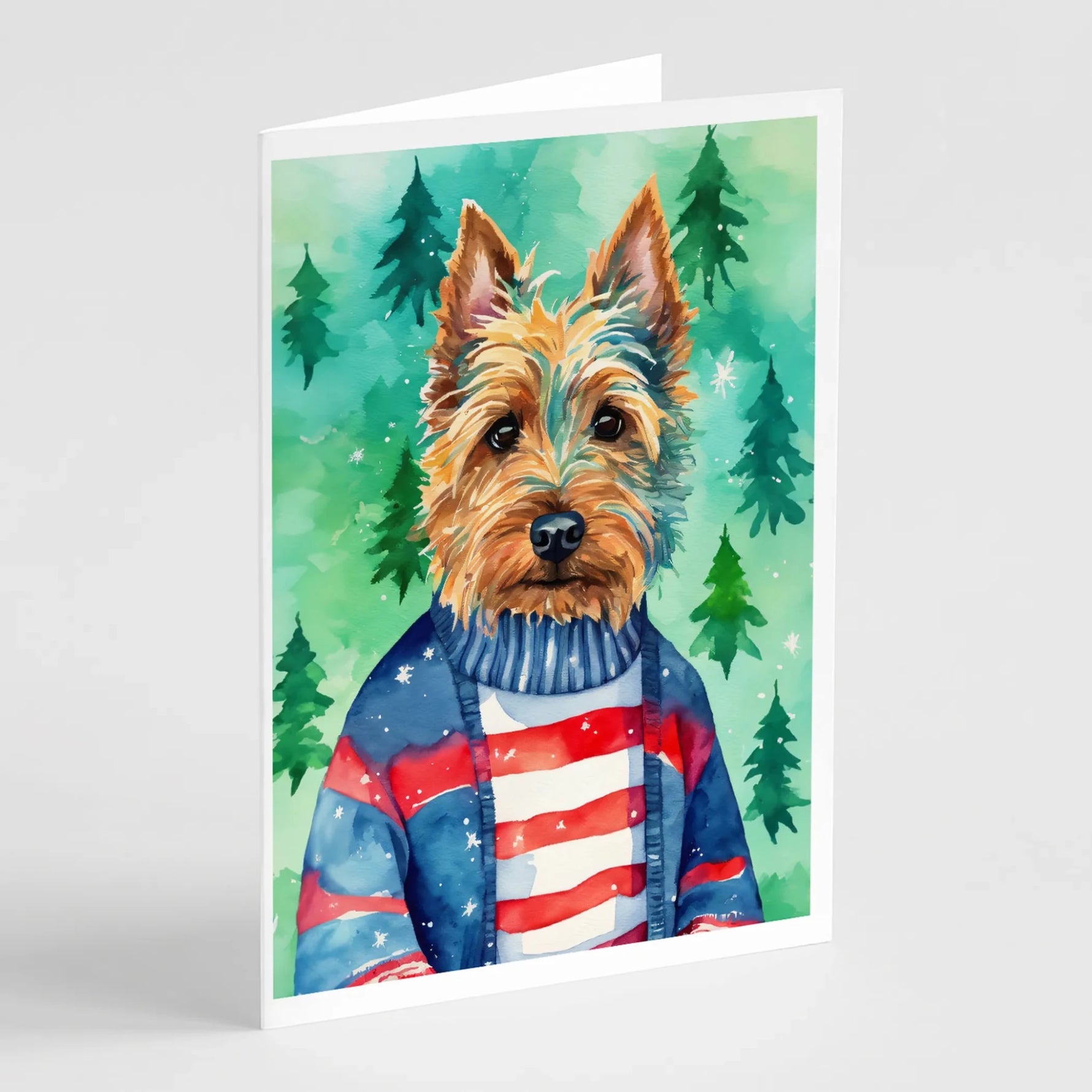 Christmas Sweaters Greeting Cards - Size: 5X7 | Pack Of: 8 | Collection name: Christmas sweaters-AMAZON FACTORY