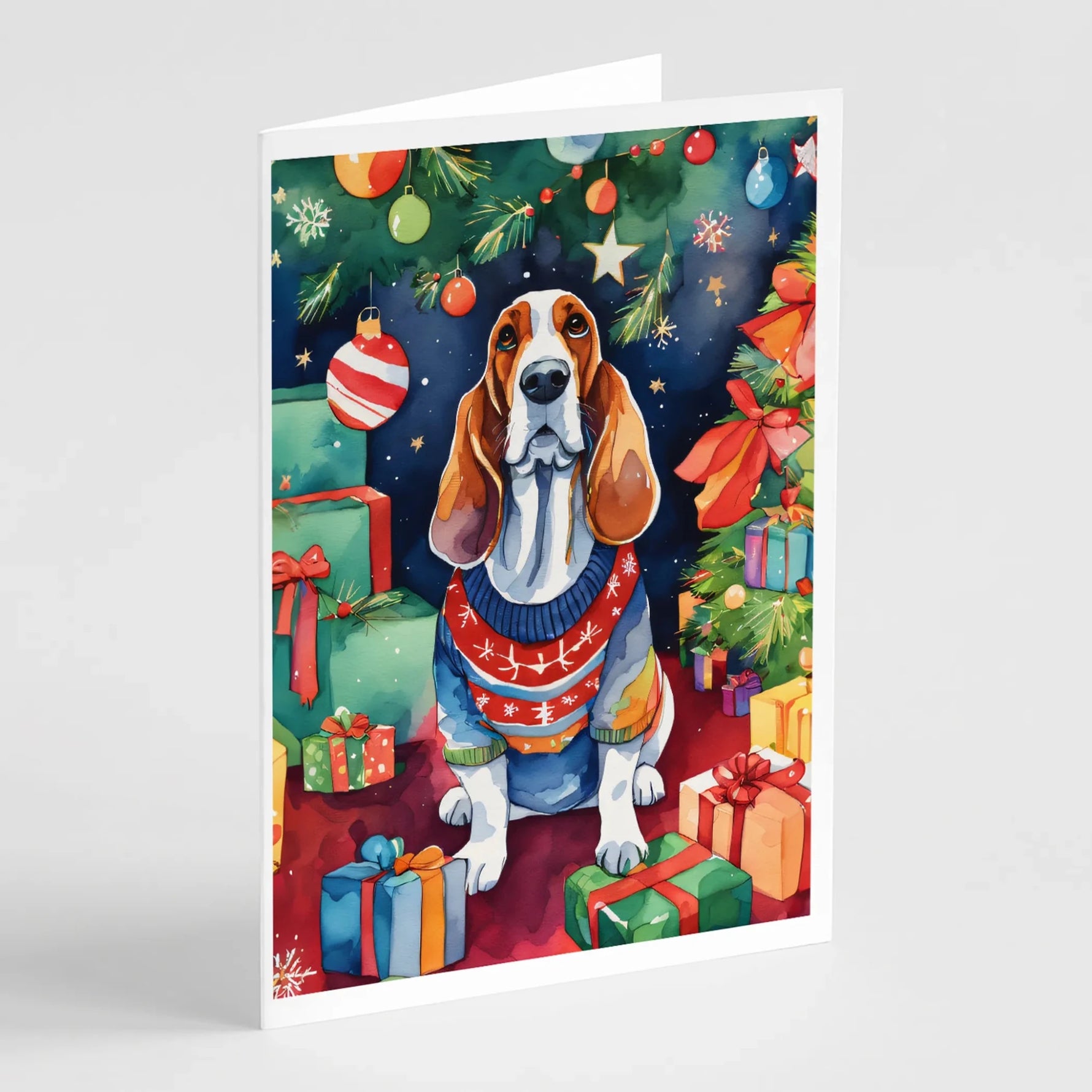 Christmas Sweaters Greeting Cards - Size: 5X7 | Pack Of: 8 | Collection name: Christmas sweaters-AMAZON FACTORY