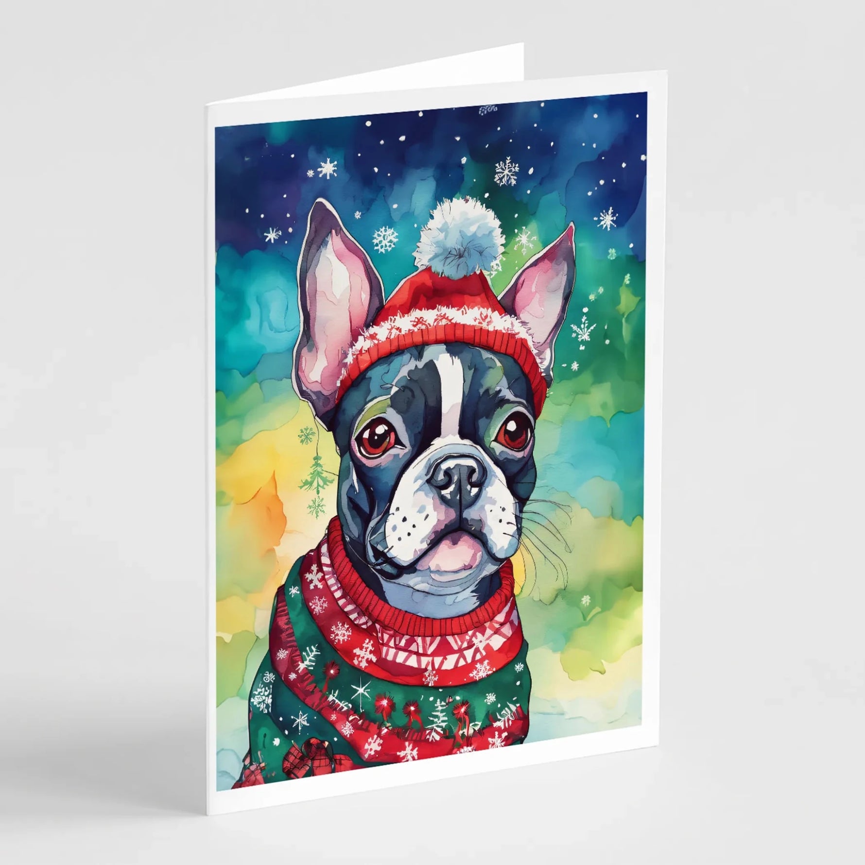 Christmas Sweaters Greeting Cards - Size: 5X7 | Pack Of: 8 | Collection name: Christmas sweaters-AMAZON FACTORY