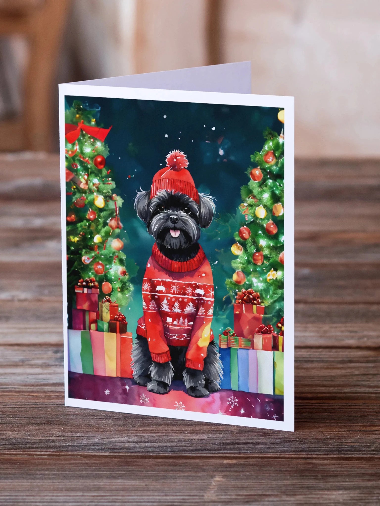 Christmas Sweaters Greeting Cards - Size: 5X7 | Pack Of: 8 | Collection name: Christmas sweaters-AMAZON FACTORY