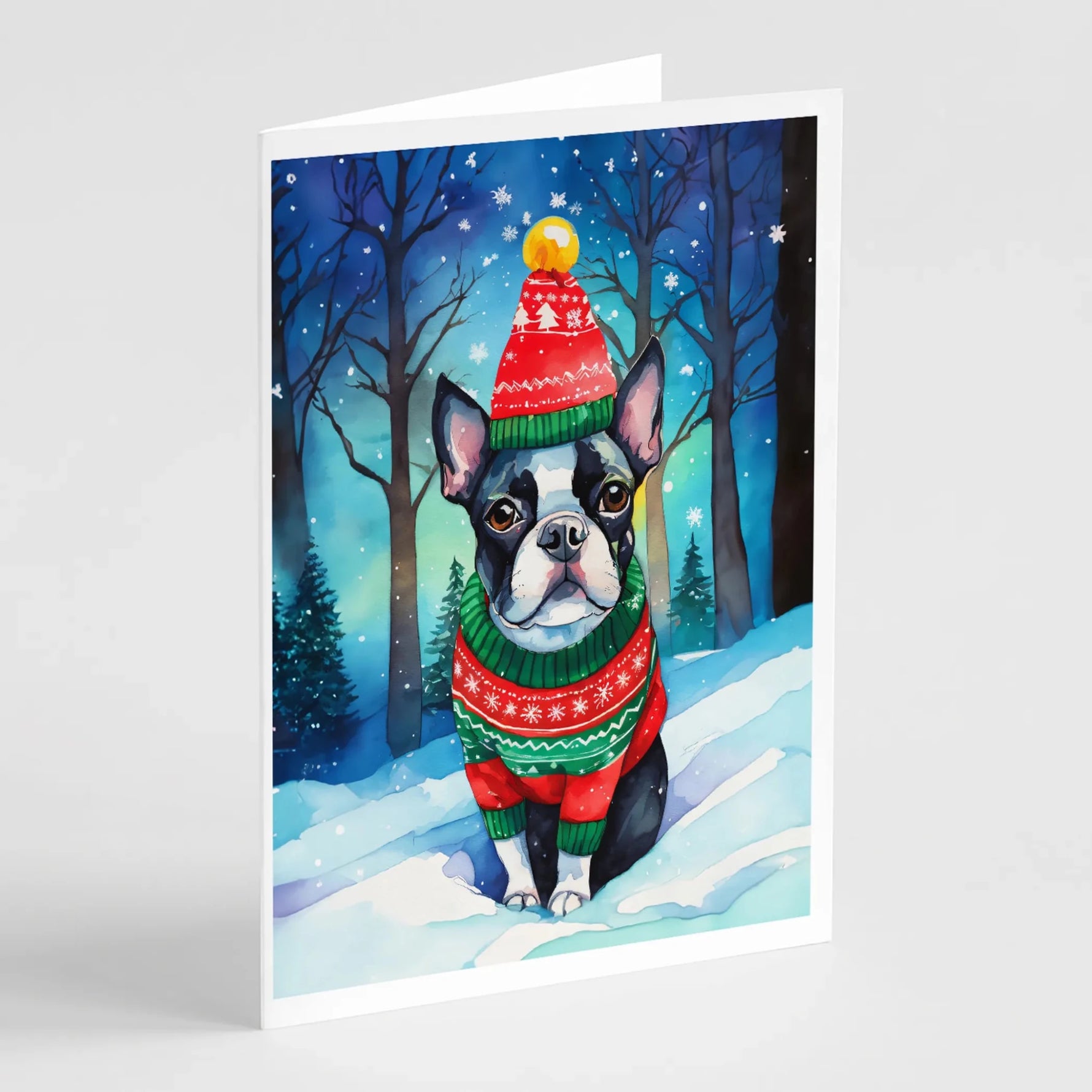 Christmas Sweaters Greeting Cards - Size: 5X7 | Pack Of: 8 | Collection name: Christmas sweaters-AMAZON FACTORY