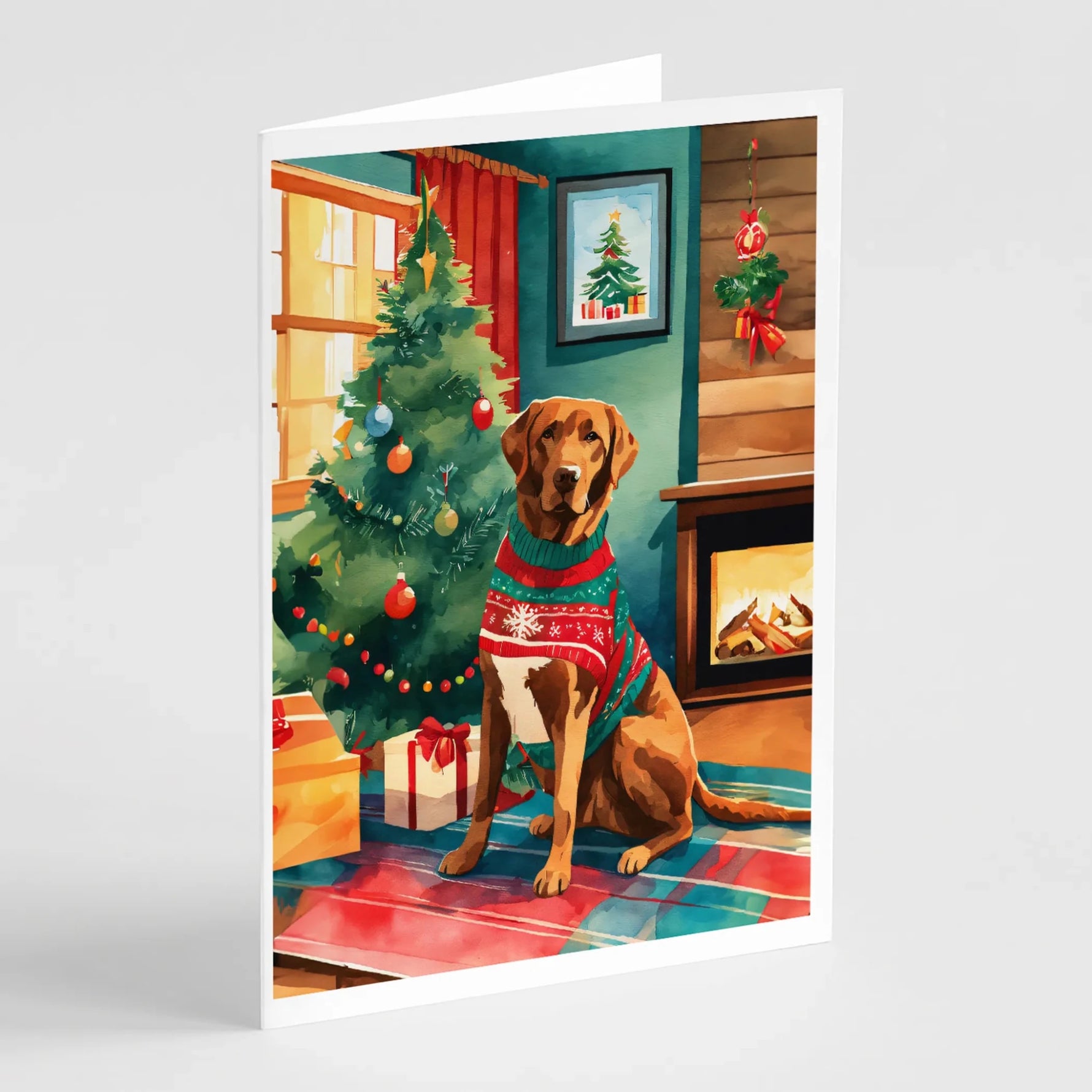 Christmas Sweaters Greeting Cards - Size: 5X7 | Pack Of: 8 | Collection name: Christmas sweaters-AMAZON FACTORY