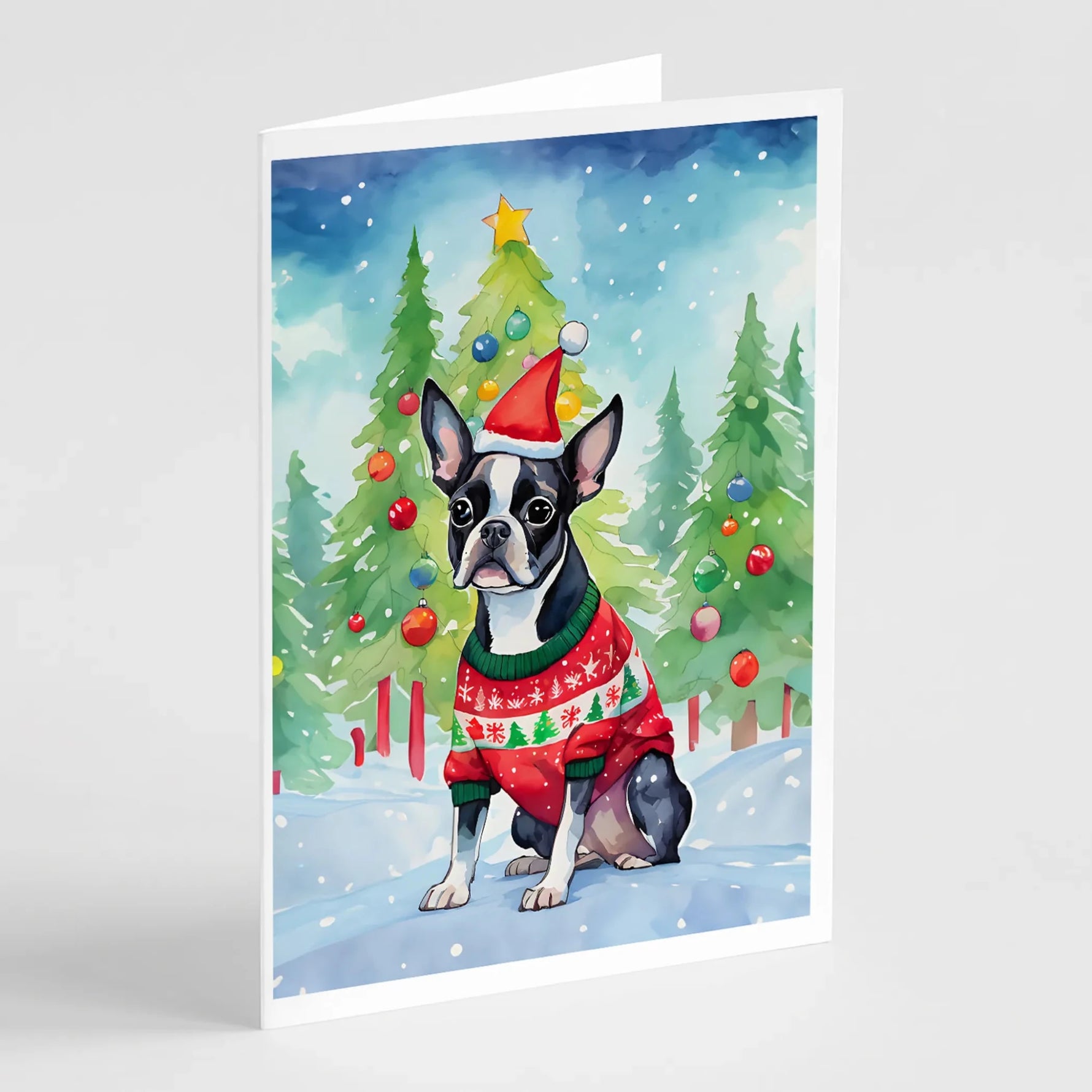 Christmas Sweaters Greeting Cards - Size: 5X7 | Pack Of: 8 | Collection name: Christmas sweaters-AMAZON FACTORY