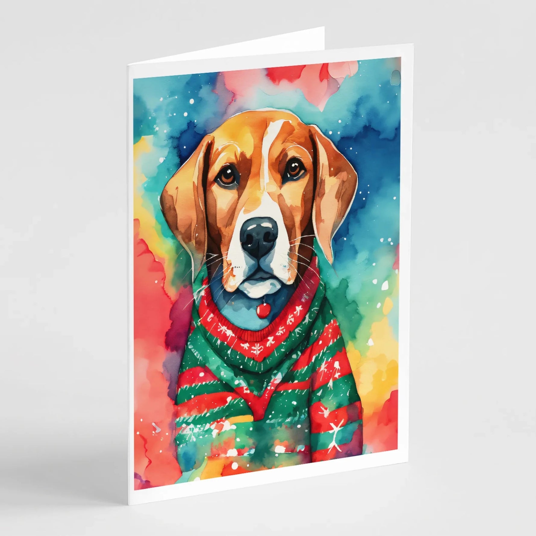 Christmas Sweaters Greeting Cards - Size: 5X7 | Pack Of: 8 | Collection name: Christmas sweaters-AMAZON FACTORY
