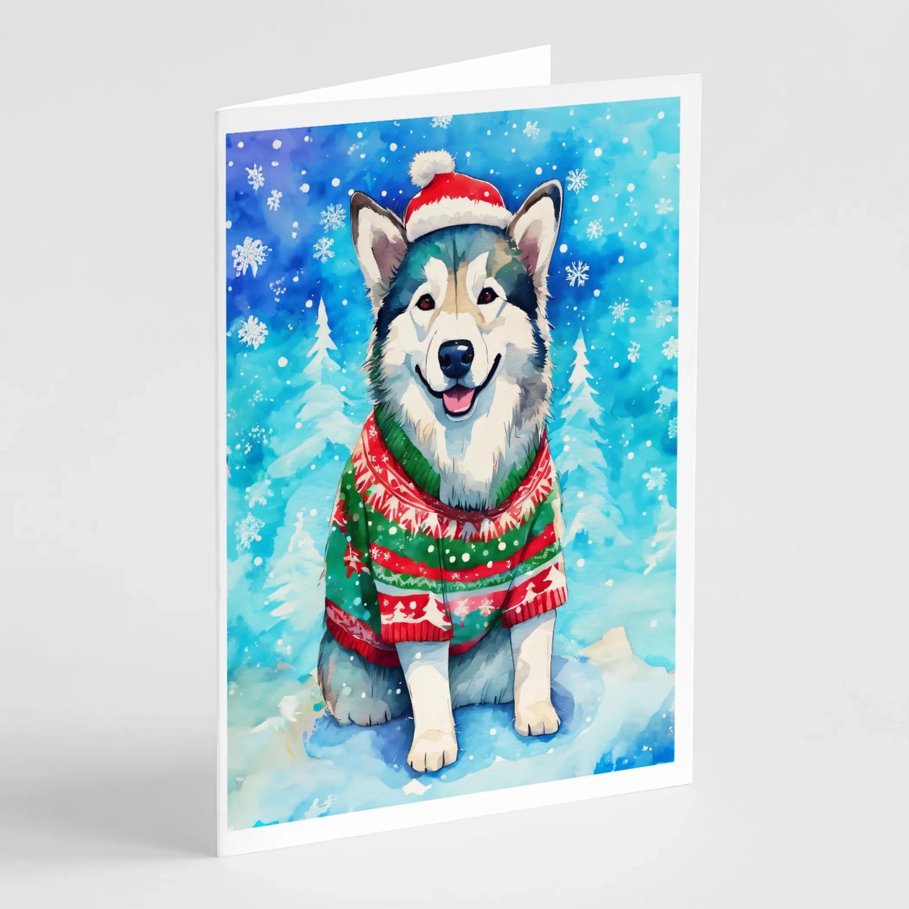 Christmas Sweaters Greeting Cards - Size: 5X7 | Pack Of: 8 | Collection name: Christmas sweaters-AMAZON FACTORY