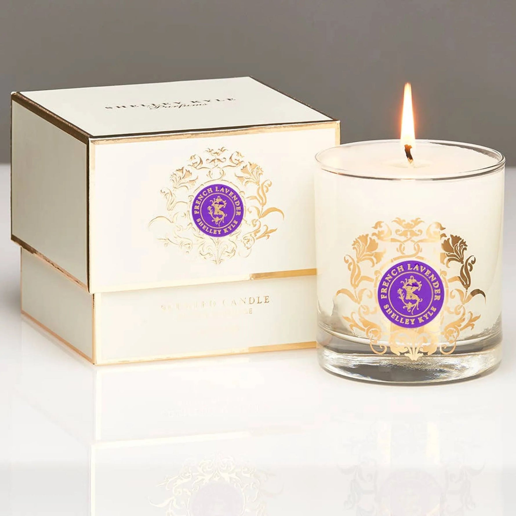 Classic French Lavender Candle - AMAZON FACTORY