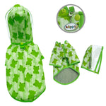 Clear View Froggy Raincoat with Fleece Lining and Detachable Hood-AMAZON FACTORY