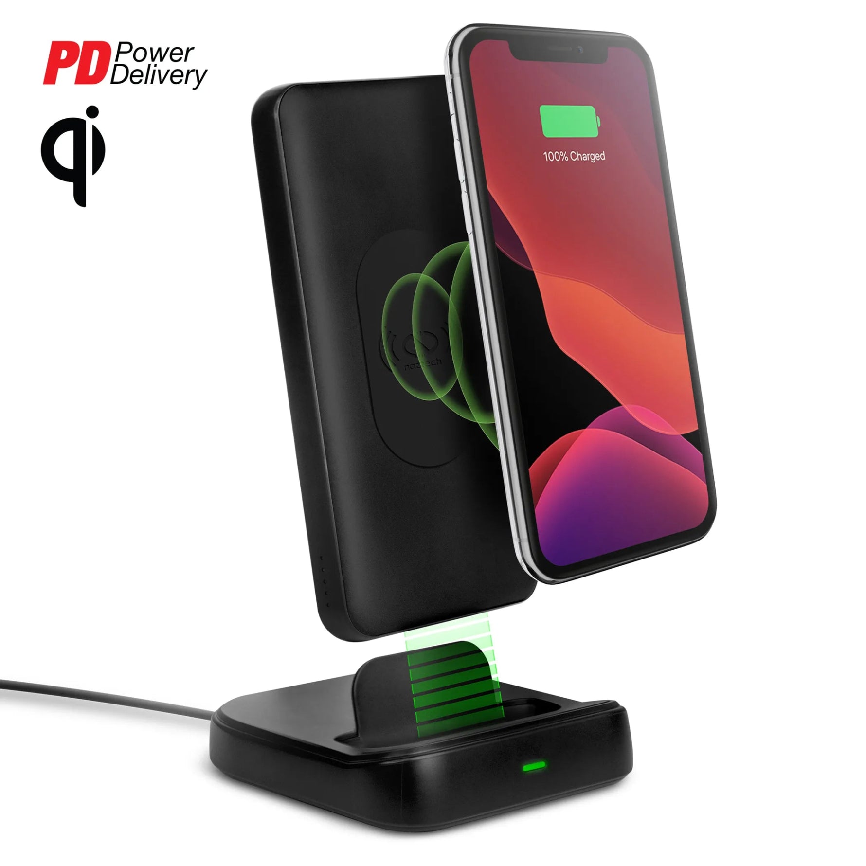 Core 2-in-1 Charging Dock + Wireless Power Bank-AMAZON FACTORY
