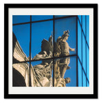 Courtside Market Grand Central - Reflection Framed Canvas-AMAZON FACTORY
