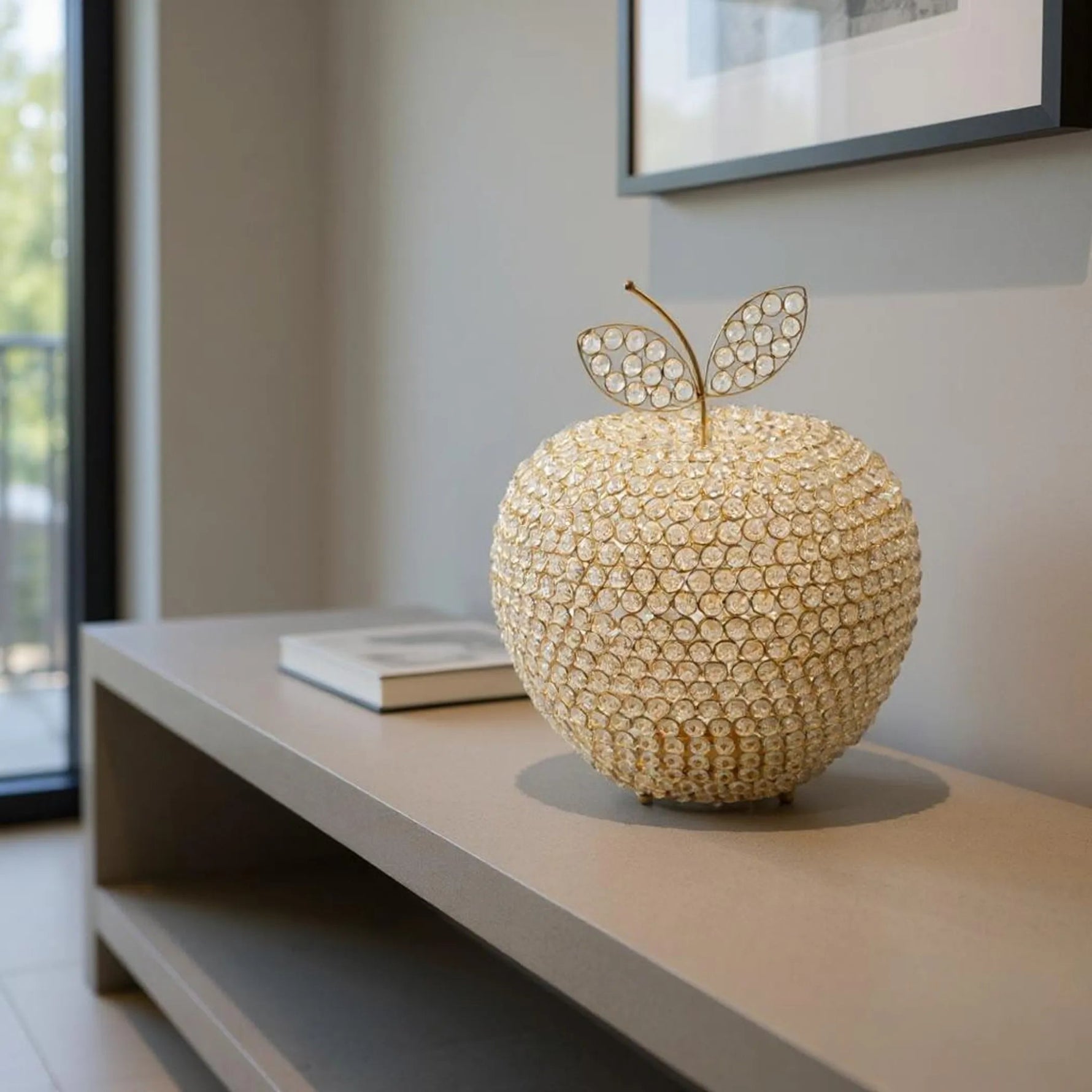 Crystal Decorative Apple-AMAZON FACTORY