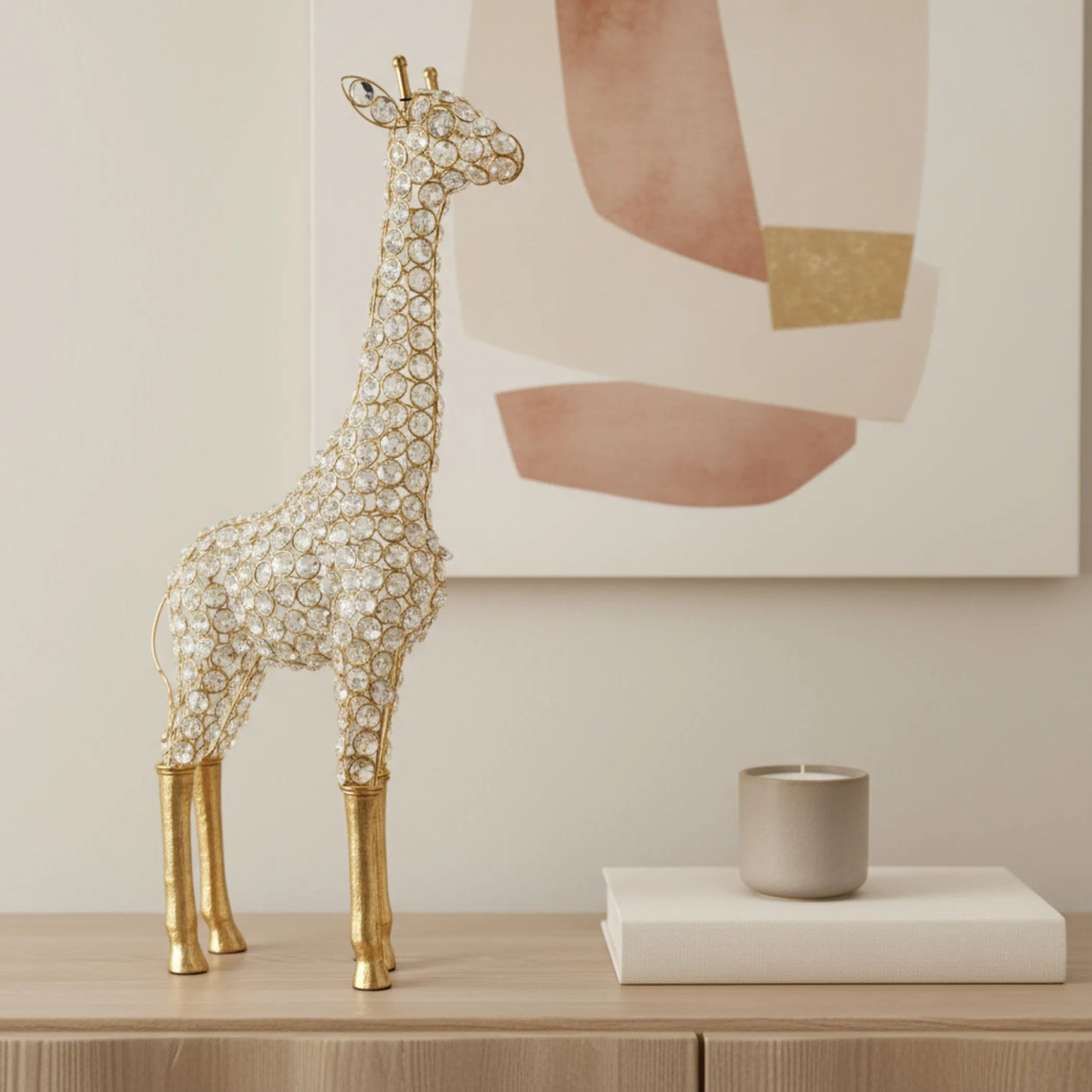 Crystal Giraffe Tabletop Sculpture-AMAZON FACTORY