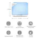 Cube White Wood Essential Oil Diffuser - AMAZON FACTORY