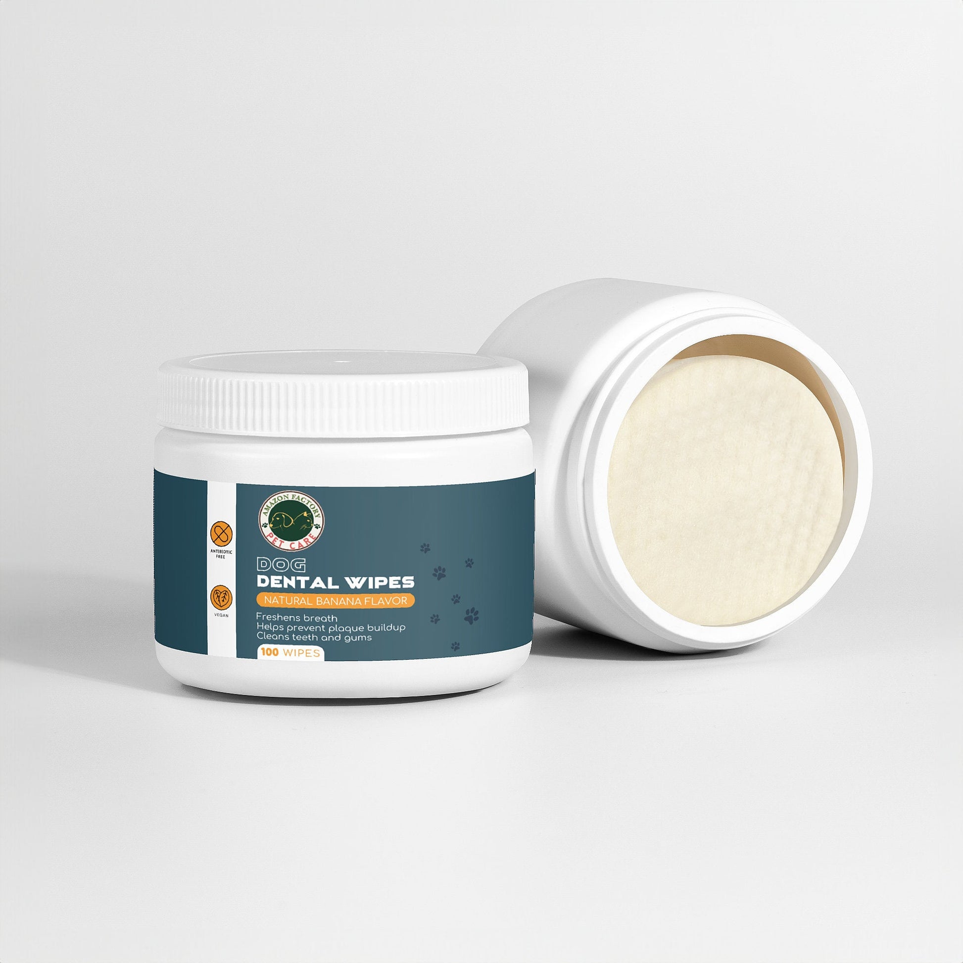 Dog Dental Cleaner Wipes - AMAZON FACTORY