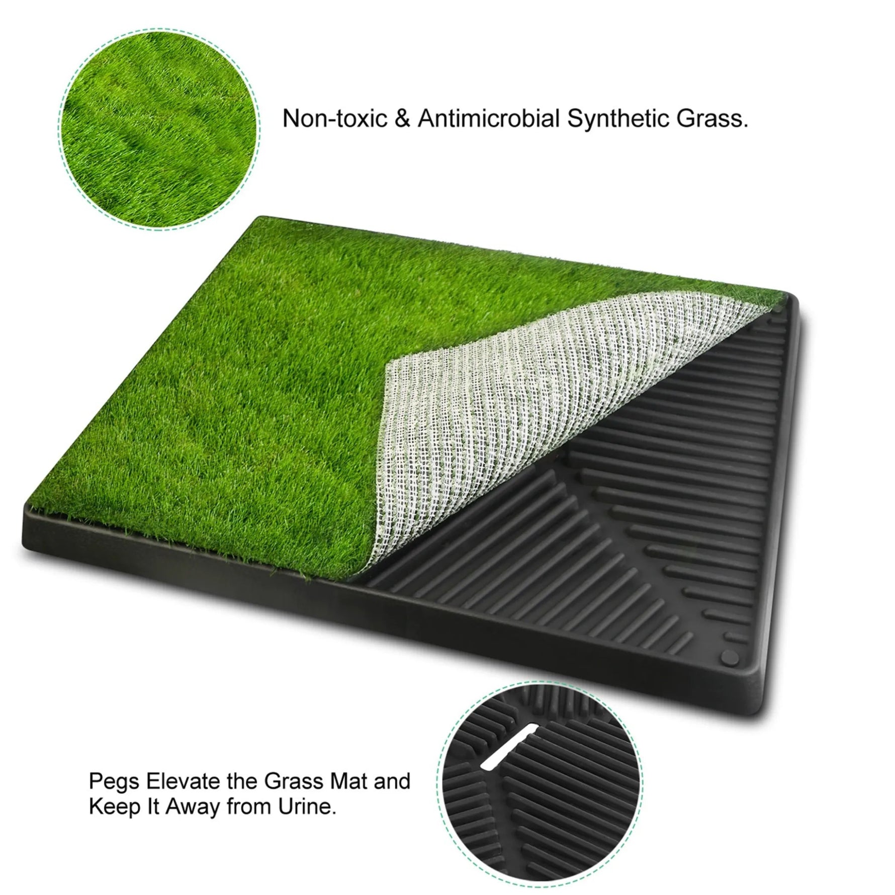 Dog Potty Training Artificial Grass Pad Pet Cat Toilet-AMAZON FACTORY