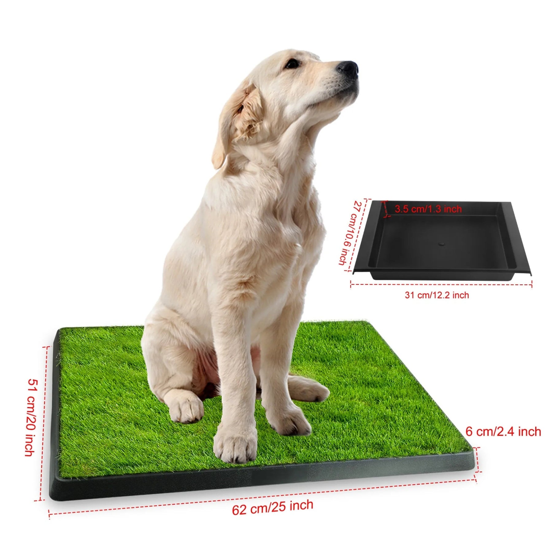 Dog Potty Training Artificial Grass Pad Pet Cat Toilet-AMAZON FACTORY