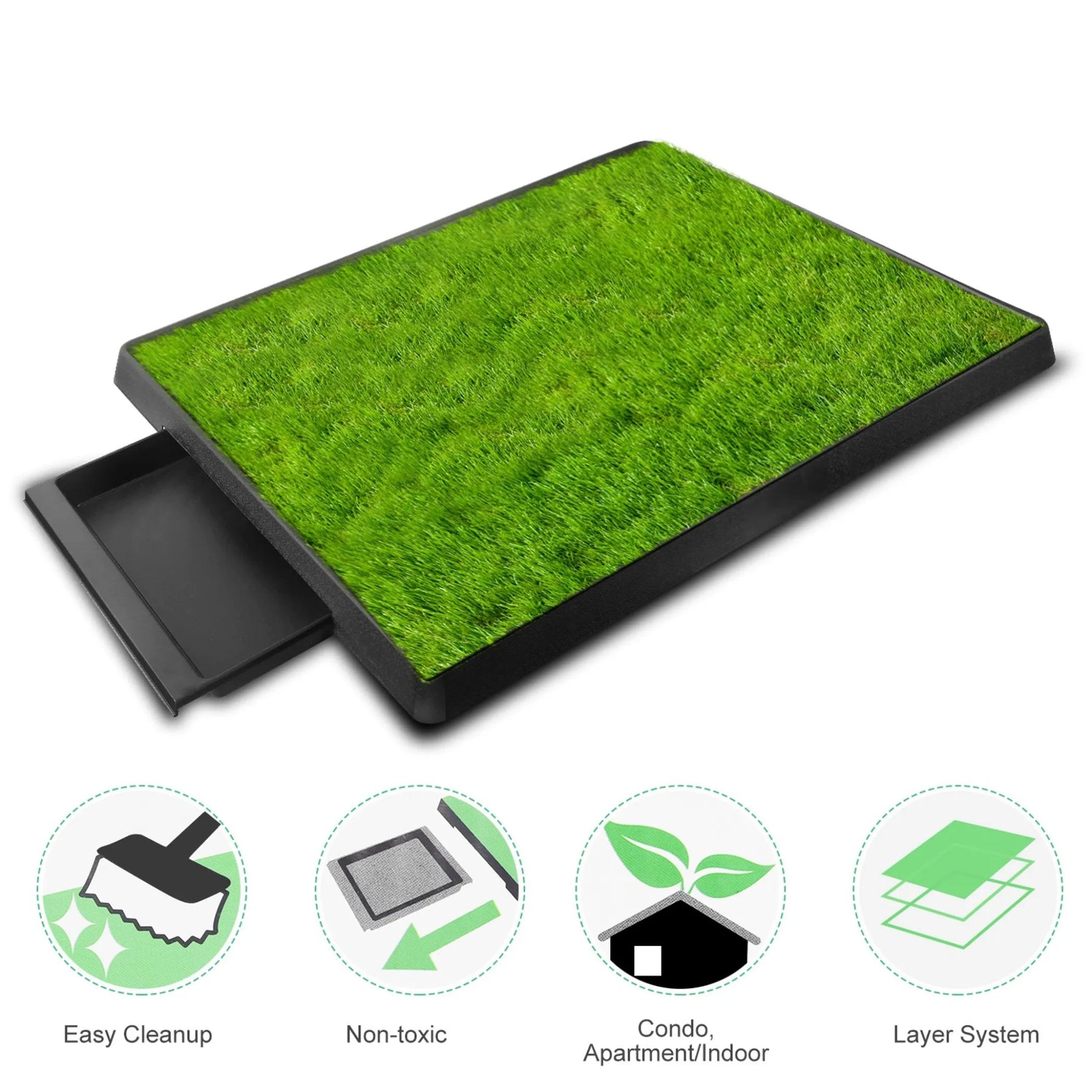 Dog Potty Training Artificial Grass Pad Pet Cat Toilet-AMAZON FACTORY