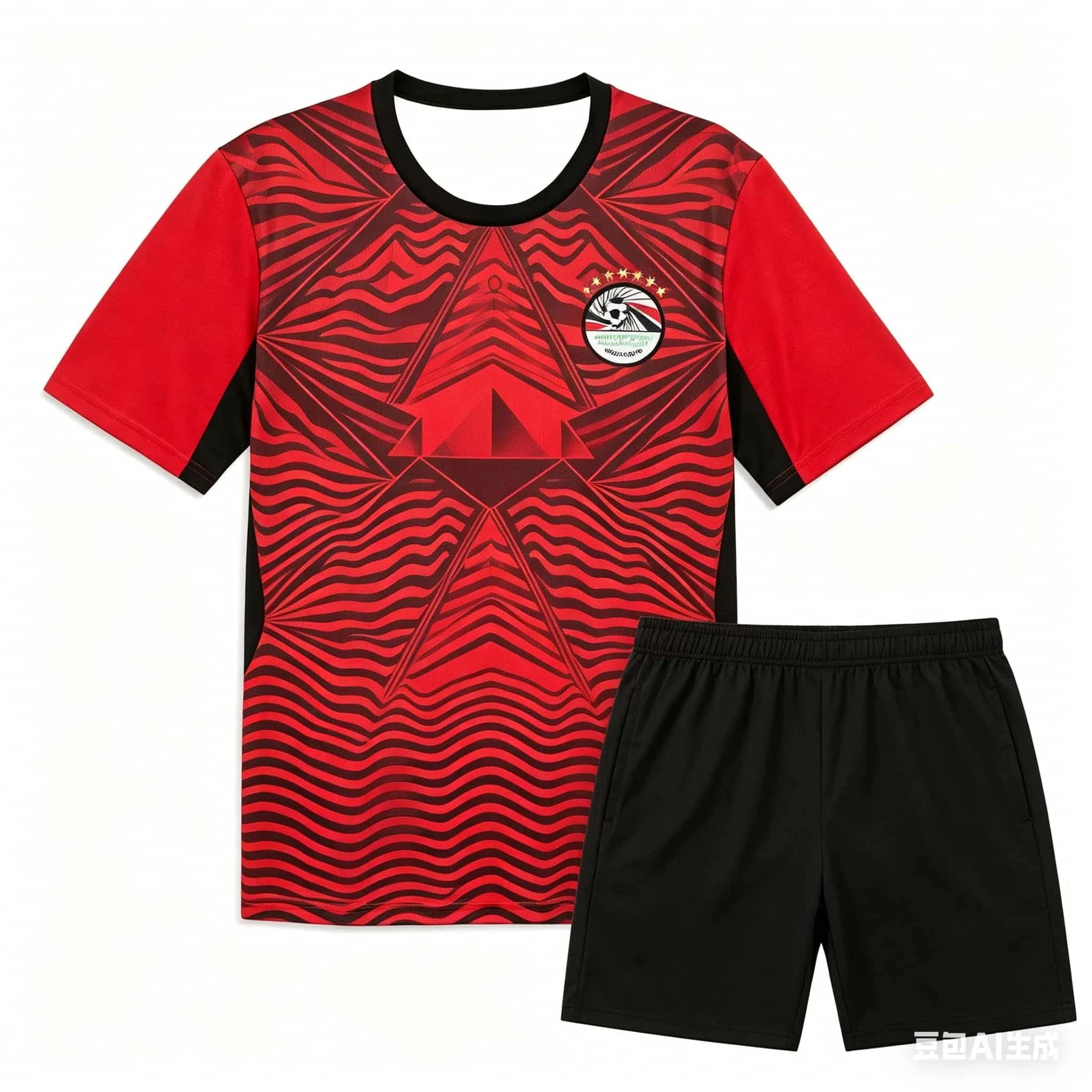 Egypt National Team Special Edition Jersey Set 2026 New Adults Suitable for Daily and Training Wear, Family Matching-AMAZON FACTORY