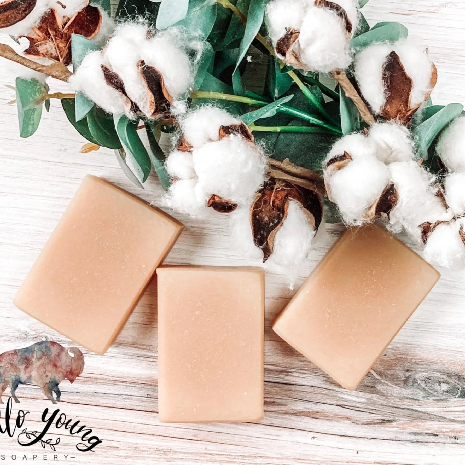 Eucalyptus & Cotton Goat Milk Soap-AMAZON FACTORY