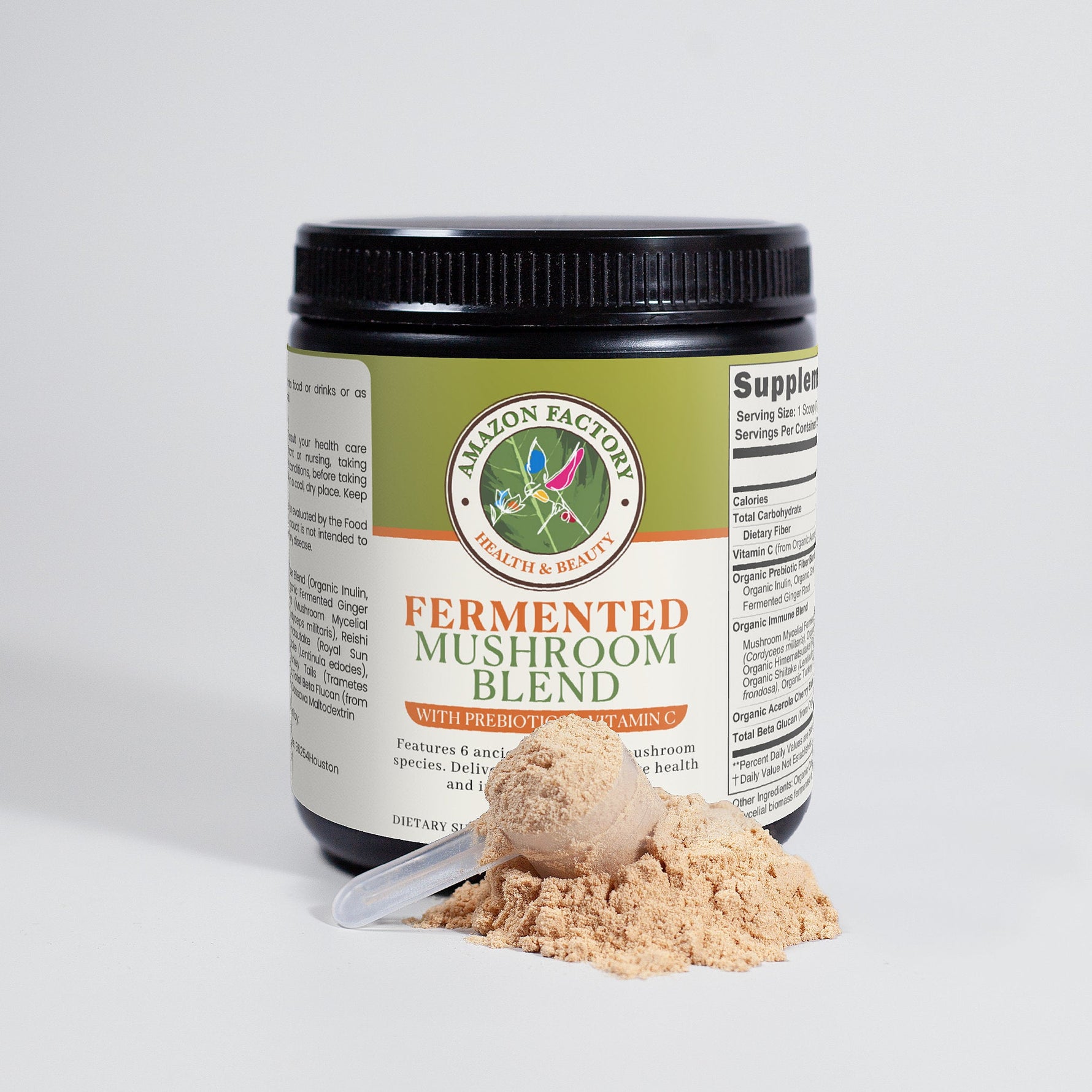 Fermented Mushroom Blend – Immune Support & Wellness-AMAZON FACTORY