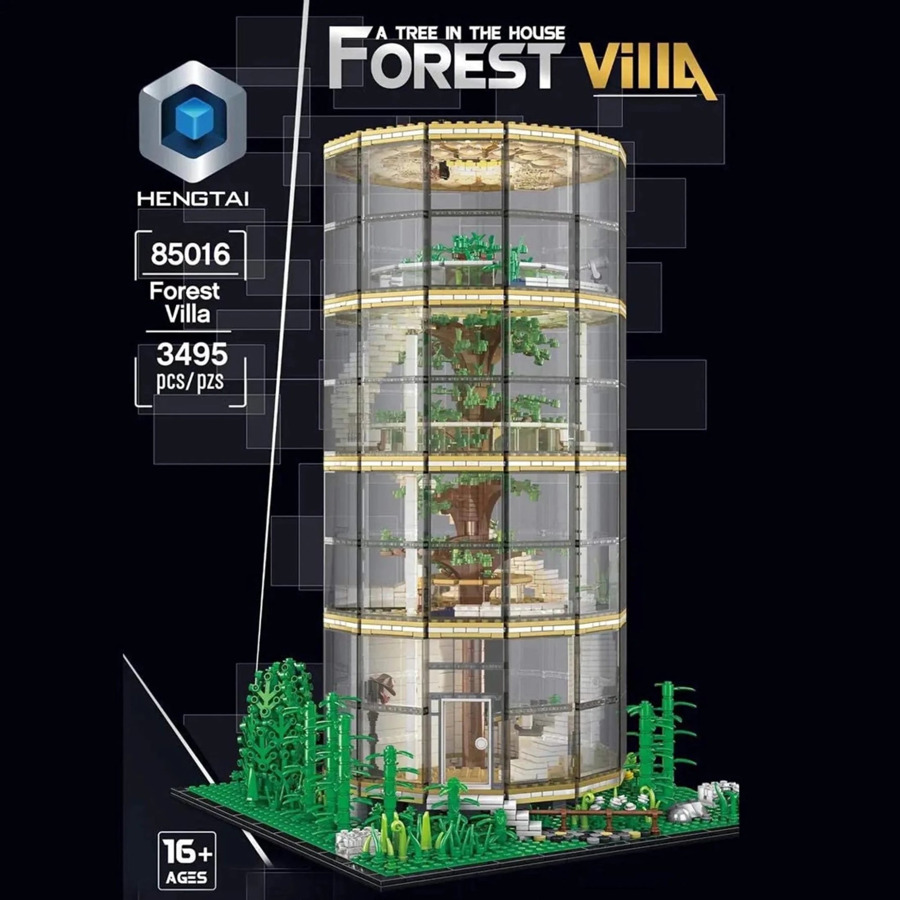 Forest villa block set-AMAZON FACTORY