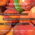 "Fresh Peach Reed" Diffuser Refill Oil - AMAZON FACTORY