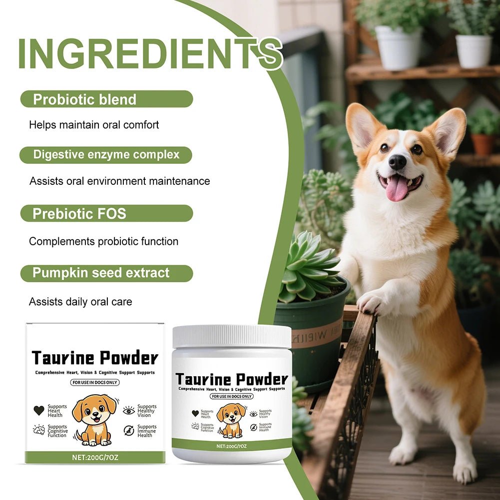 Gentle Canine Taurine Supplement For Daily Care Essential Daily Nutritional Support. Health Aging Support - AMAZON FACTORY
