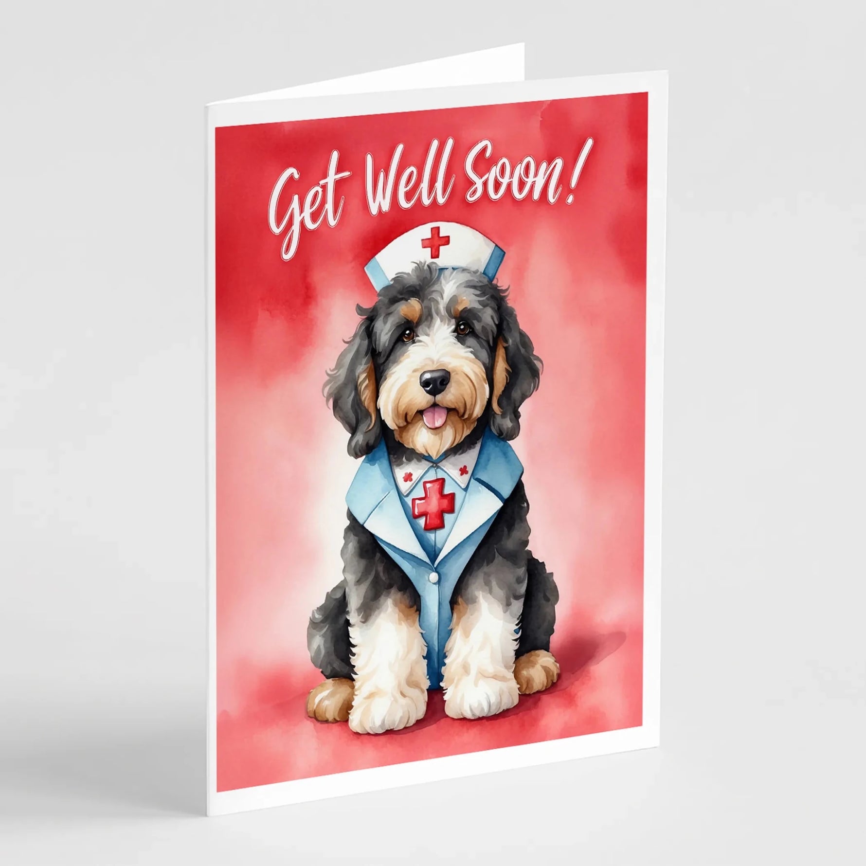 Get Well Soon Greeting Cards - Size: 5X7 | Pack Of: 1 | Collection name: Get well soon-AMAZON FACTORY