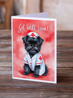Get Well Soon Greeting Cards - Size: 5X7 | Pack Of: 1 | Collection name: Get well soon-AMAZON FACTORY