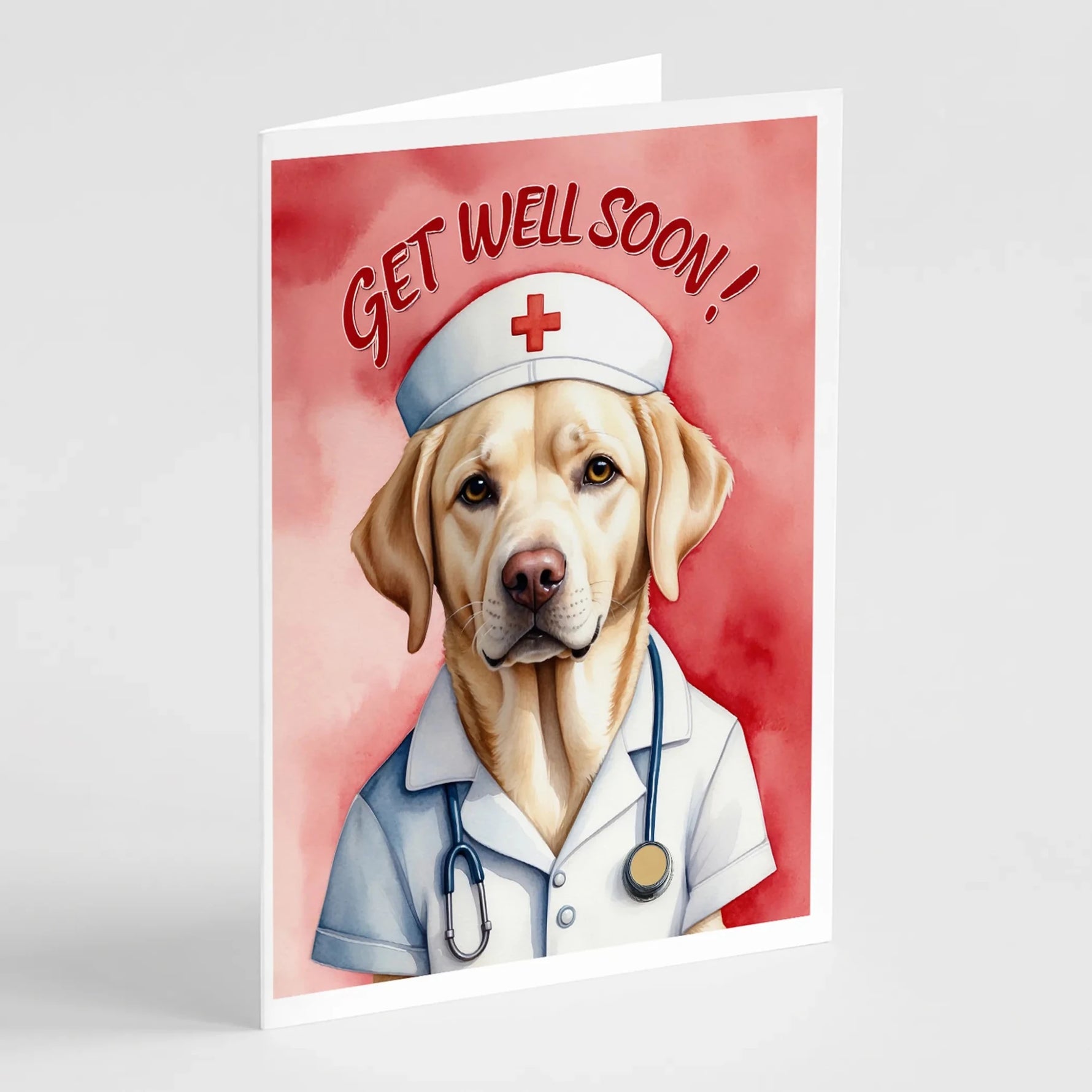Get Well Soon Greeting Cards - Size: 5X7 | Pack Of: 1 | Collection name: Get well soon-AMAZON FACTORY