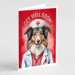 Get Well Soon Greeting Cards - Size: 5X7 | Pack Of: 1 | Collection name: Get well soon-AMAZON FACTORY