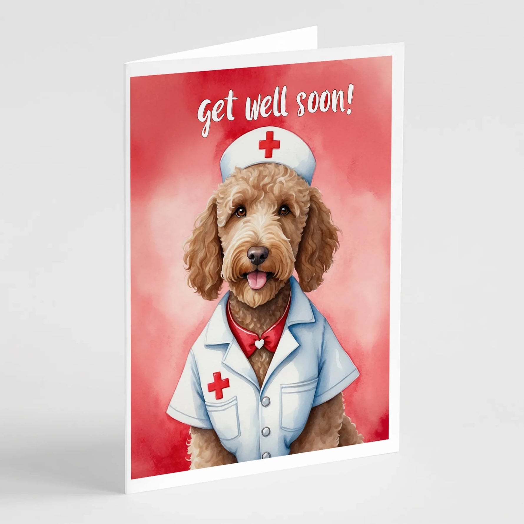 Get Well Soon Greeting Cards - Size: 5X7 | Pack Of: 1 | Collection name: Get well soon-AMAZON FACTORY