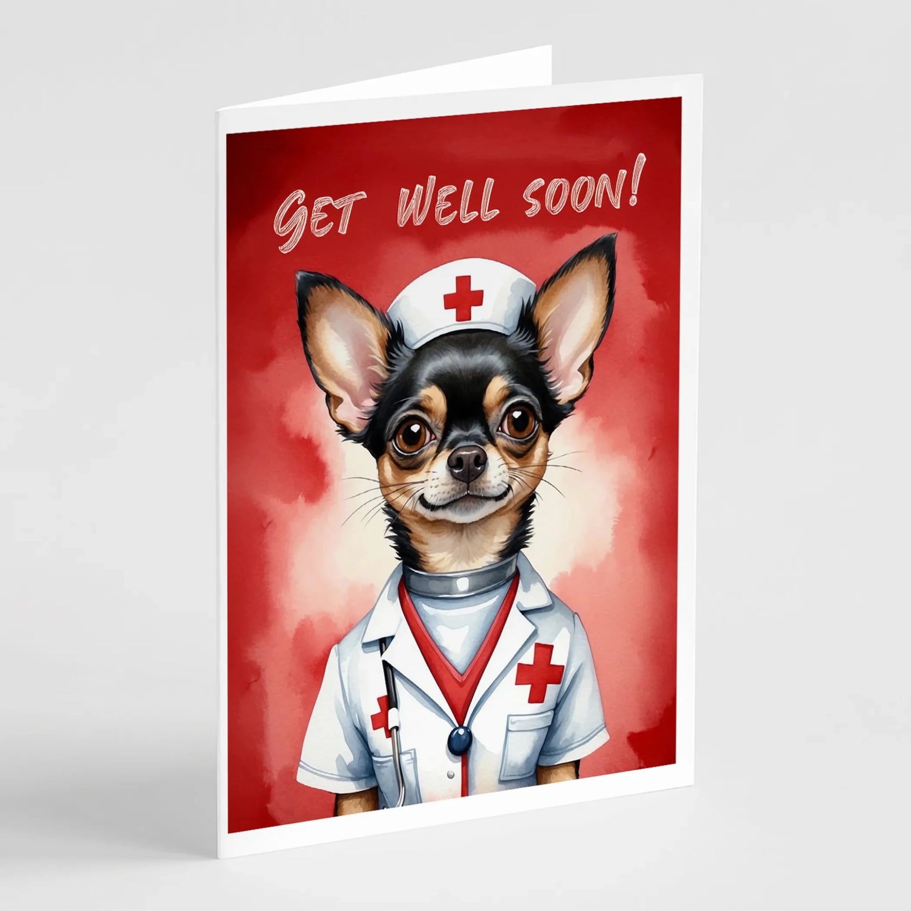Get Well Soon Greeting Cards - Size: 5X7 | Pack Of: 1 | Collection name: Get well soon-AMAZON FACTORY