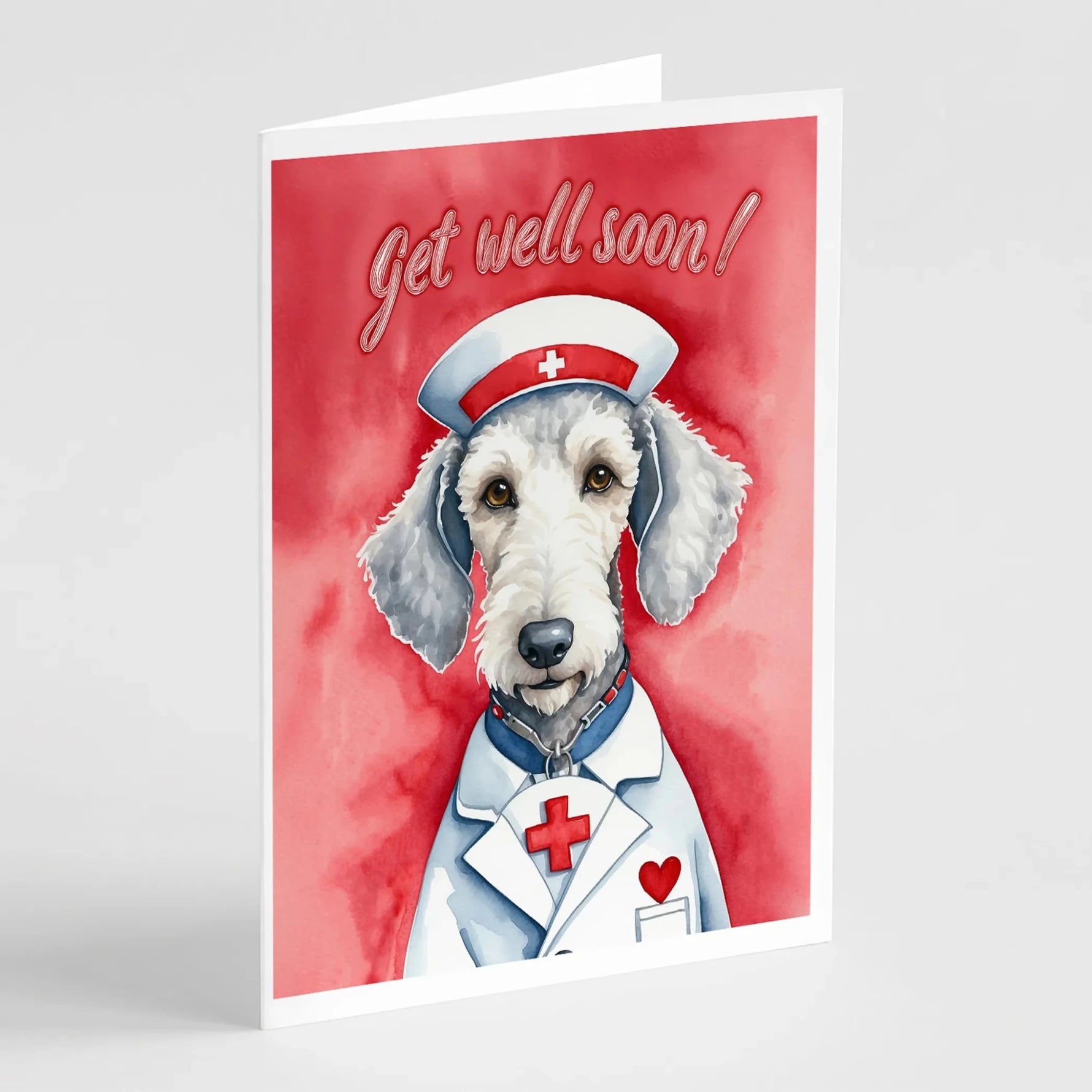 Get Well Soon Greeting Cards - Size: 5X7 | Pack Of: 1 | Collection name: Get well soon-AMAZON FACTORY