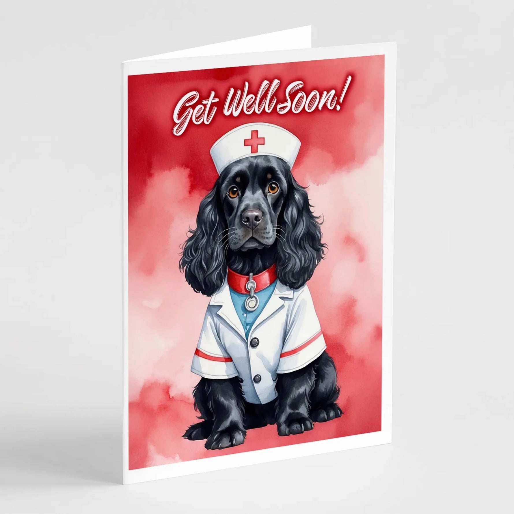 Get Well Soon Greeting Cards - Size: 5X7 | Pack Of: 1 | Collection name: Get well soon-AMAZON FACTORY