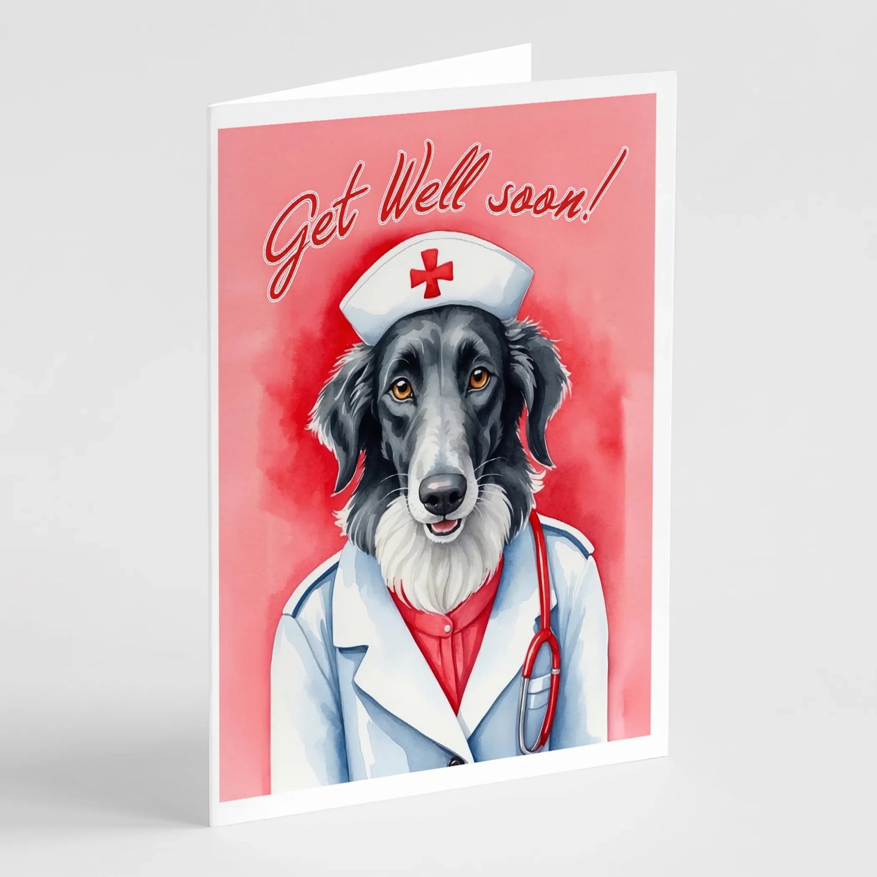 Get Well Soon Greeting Cards - Size: 5X7 | Pack Of: 1 | Collection name: Get well soon-AMAZON FACTORY