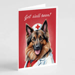 Get Well Soon Greeting Cards - Size: 5X7 | Pack Of: 1 | Collection name: Get well soon-AMAZON FACTORY