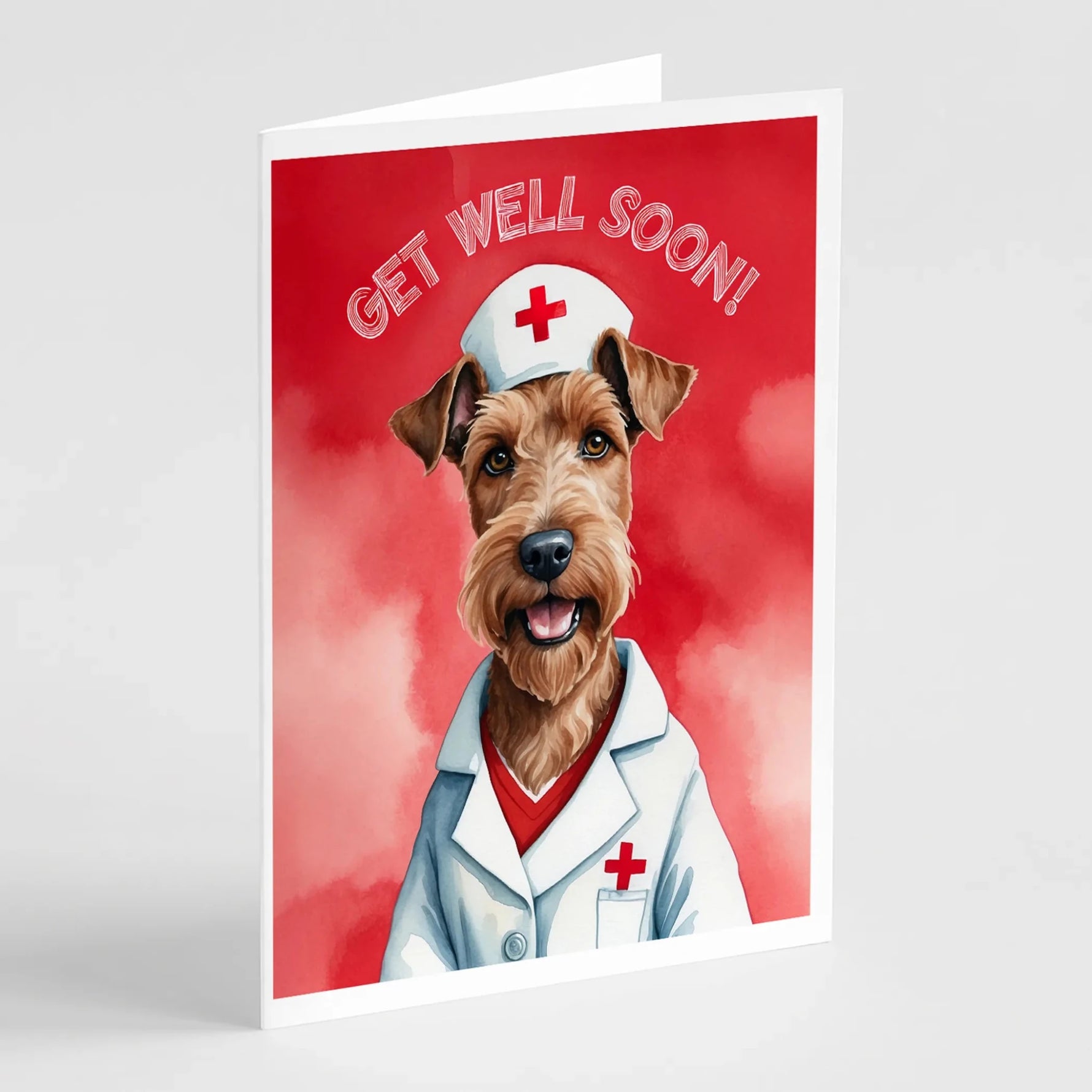 Get Well Soon Greeting Cards - Size: 5X7 | Pack Of: 1 | Collection name: Get well soon-AMAZON FACTORY