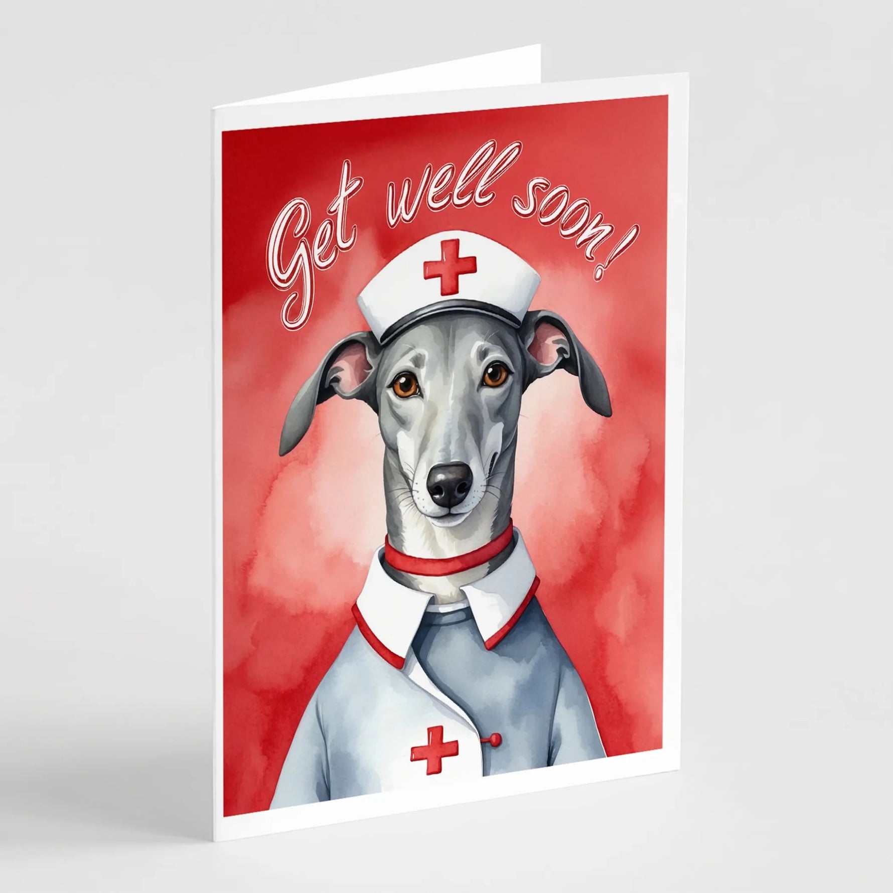 Get Well Soon Greeting Cards - Size: 5X7 | Pack Of: 1 | Collection name: Get well soon-AMAZON FACTORY