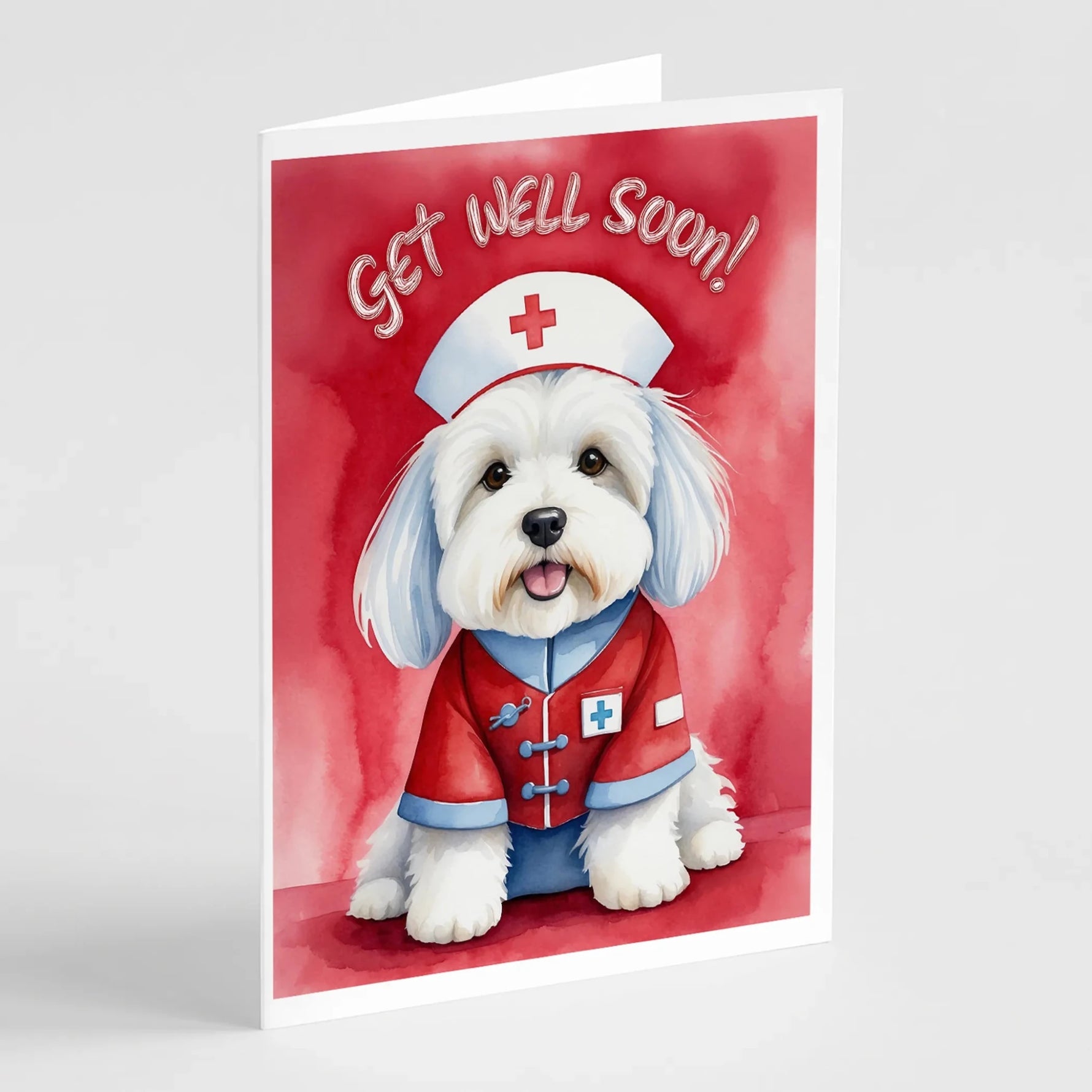 Get Well Soon Greeting Cards - Size: 5X7 | Pack Of: 1 | Collection name: Get well soon-AMAZON FACTORY