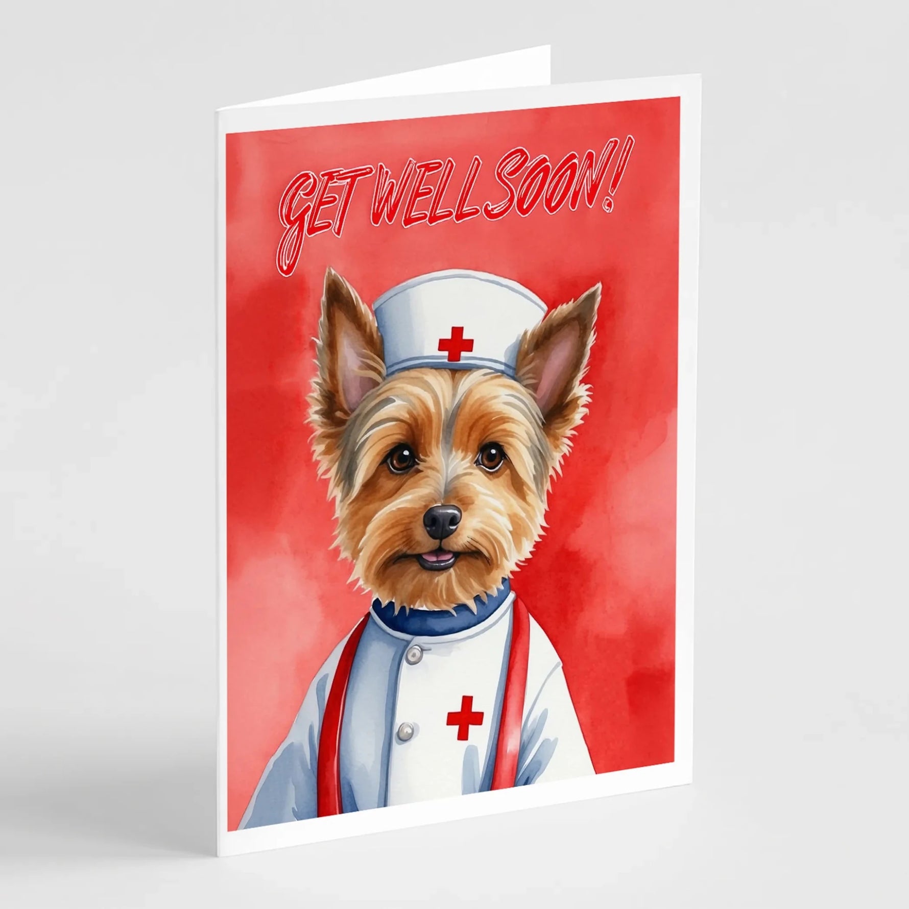 Get Well Soon Greeting Cards - Size: 5X7 | Pack Of: 1 | Collection name: Get well soon-AMAZON FACTORY