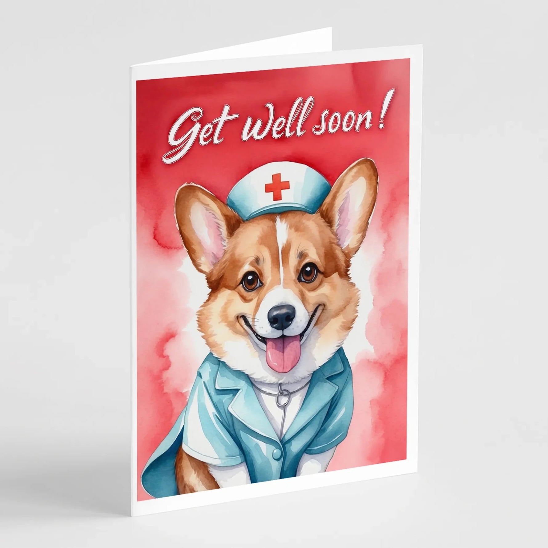 Get Well Soon Greeting Cards - Size: 5X7 | Pack Of: 1 | Collection name: Get well soon-AMAZON FACTORY